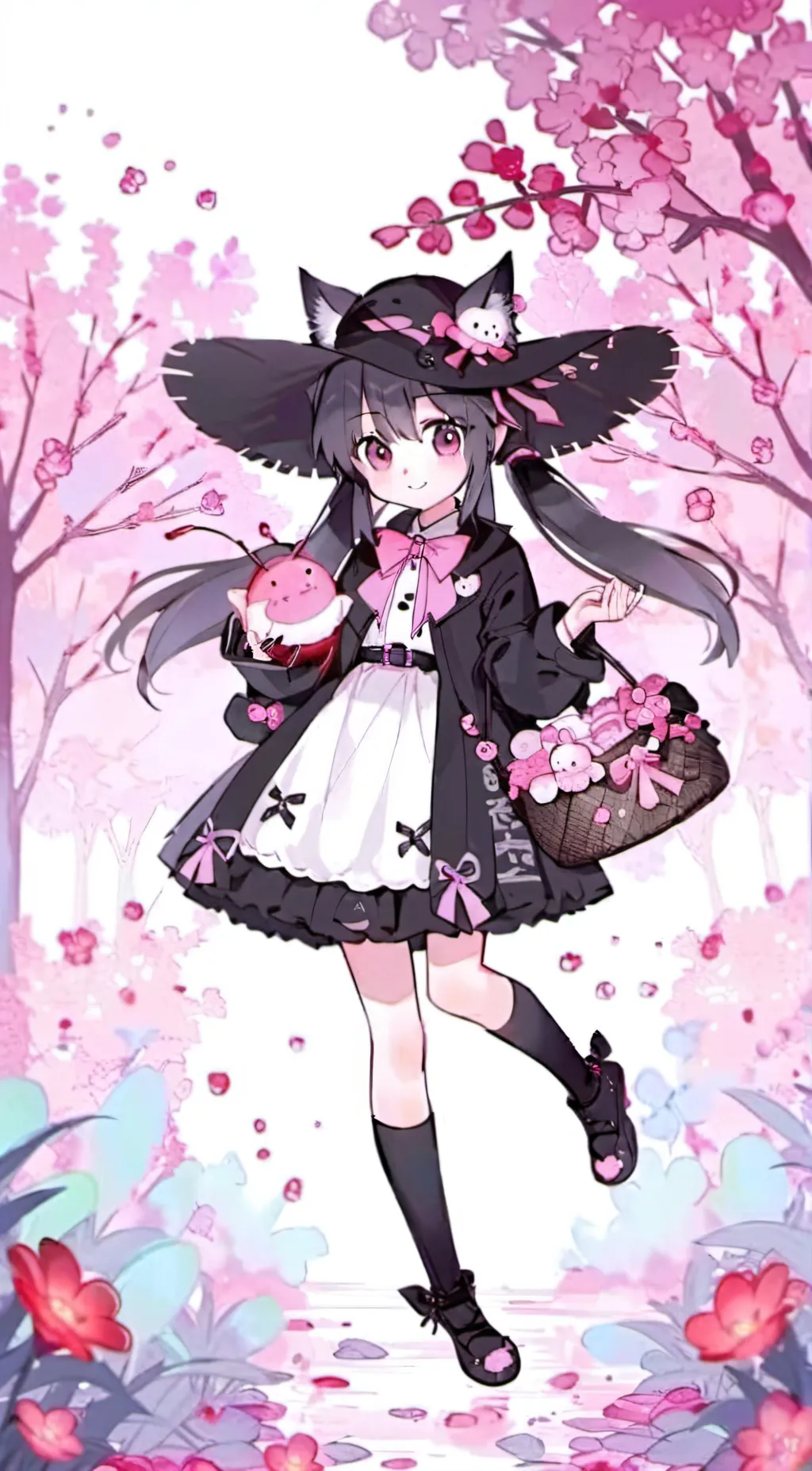 ai character: Kuromi background