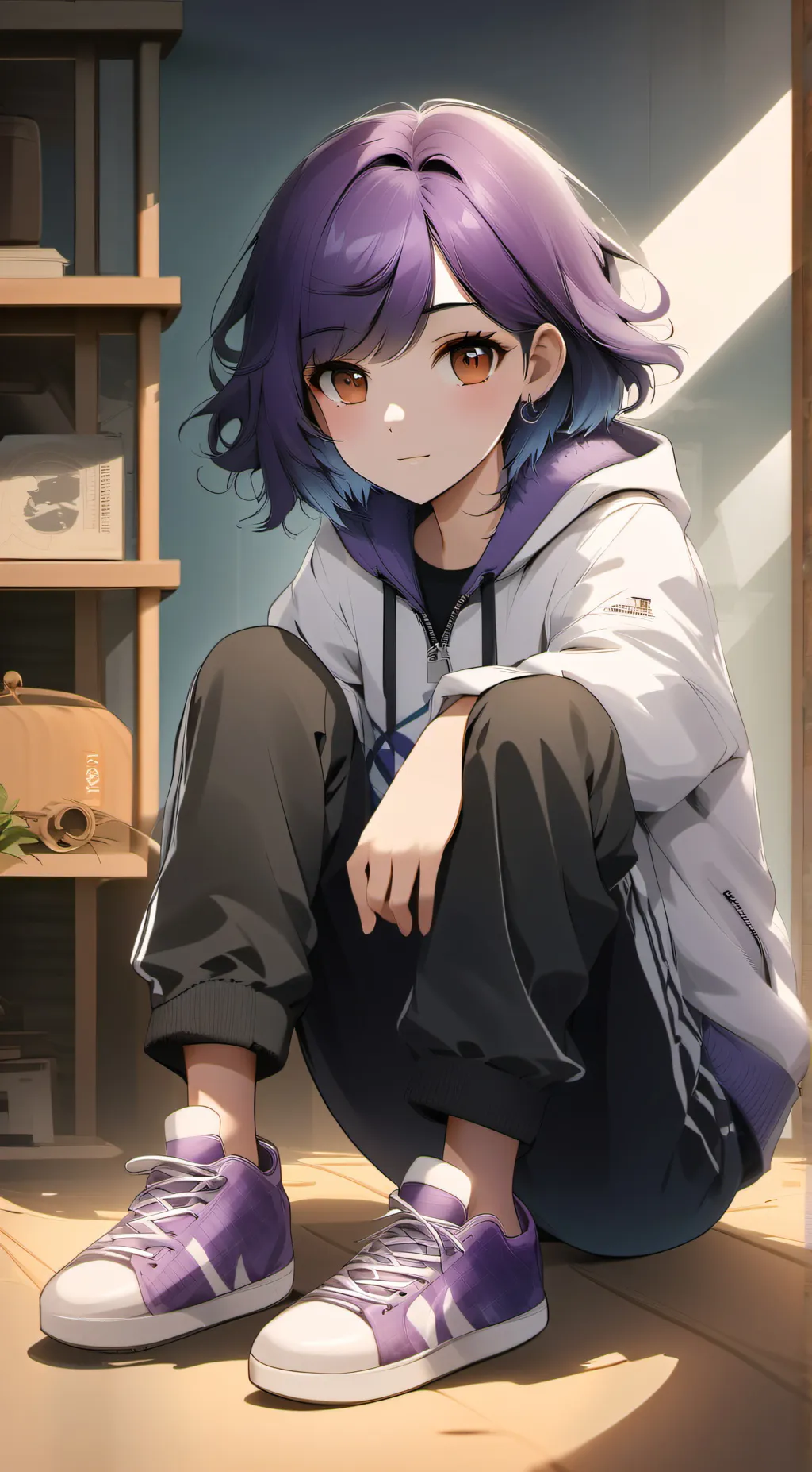 ai character: Melody background