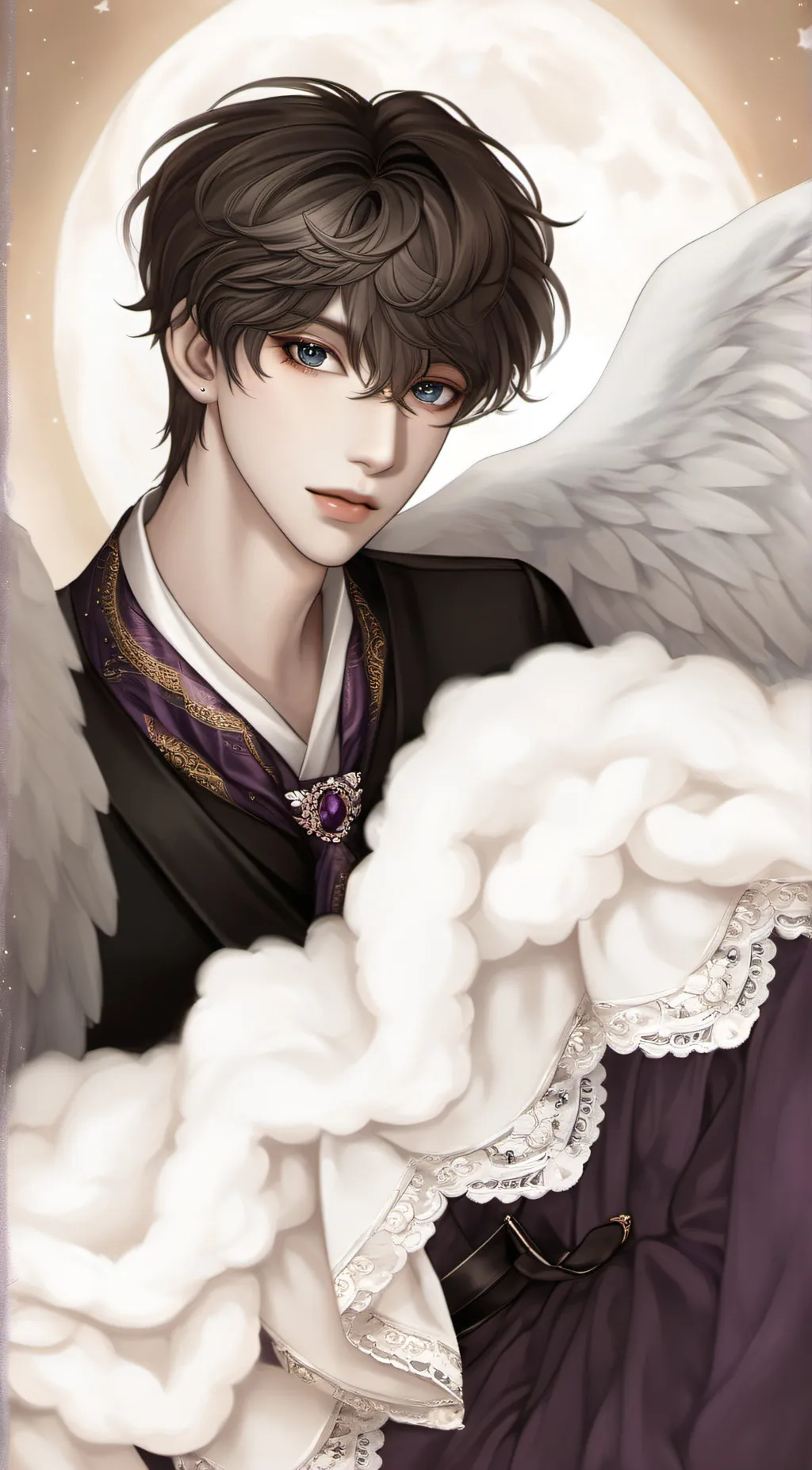 ai character: Drew  background