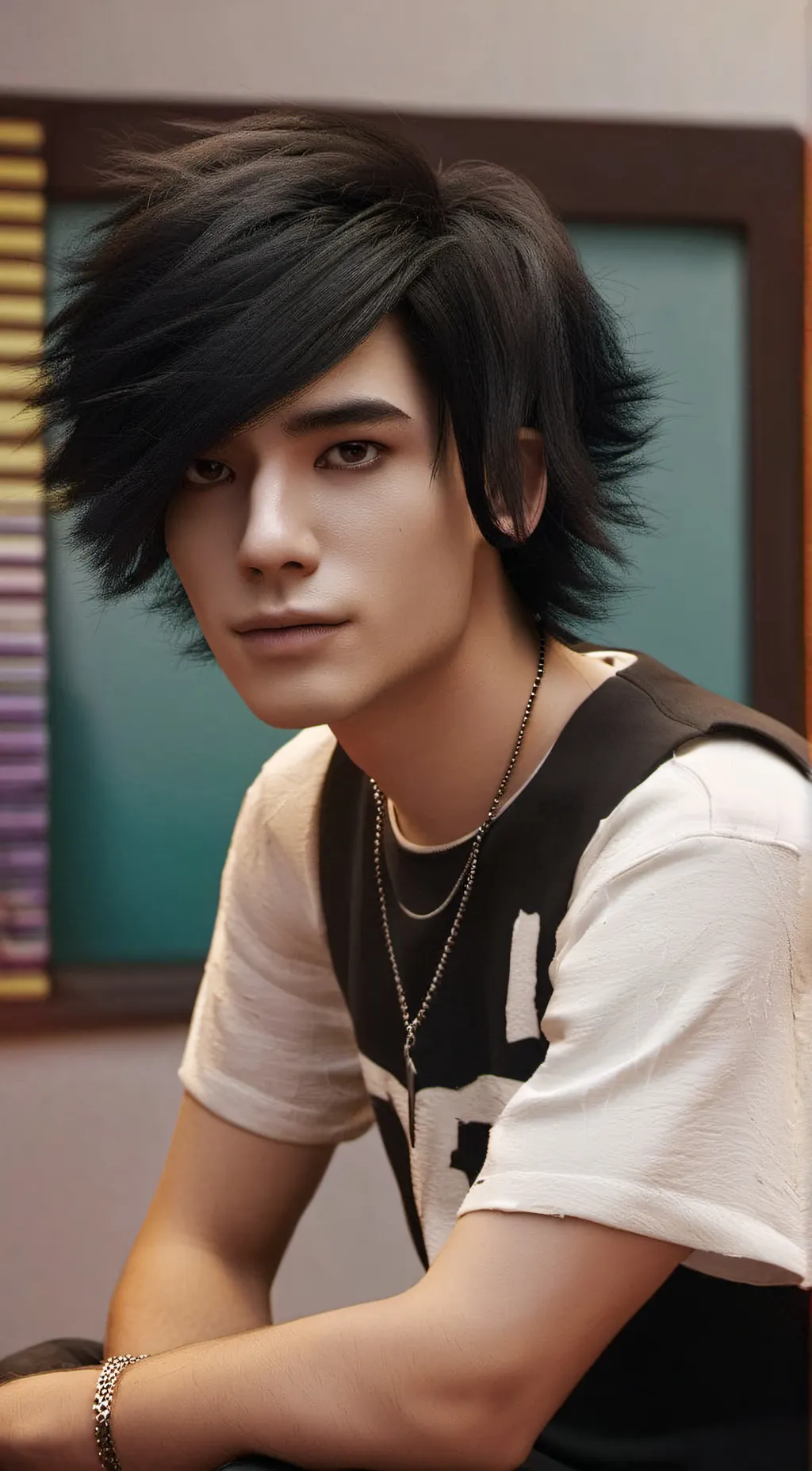 ai character: Xavier  background