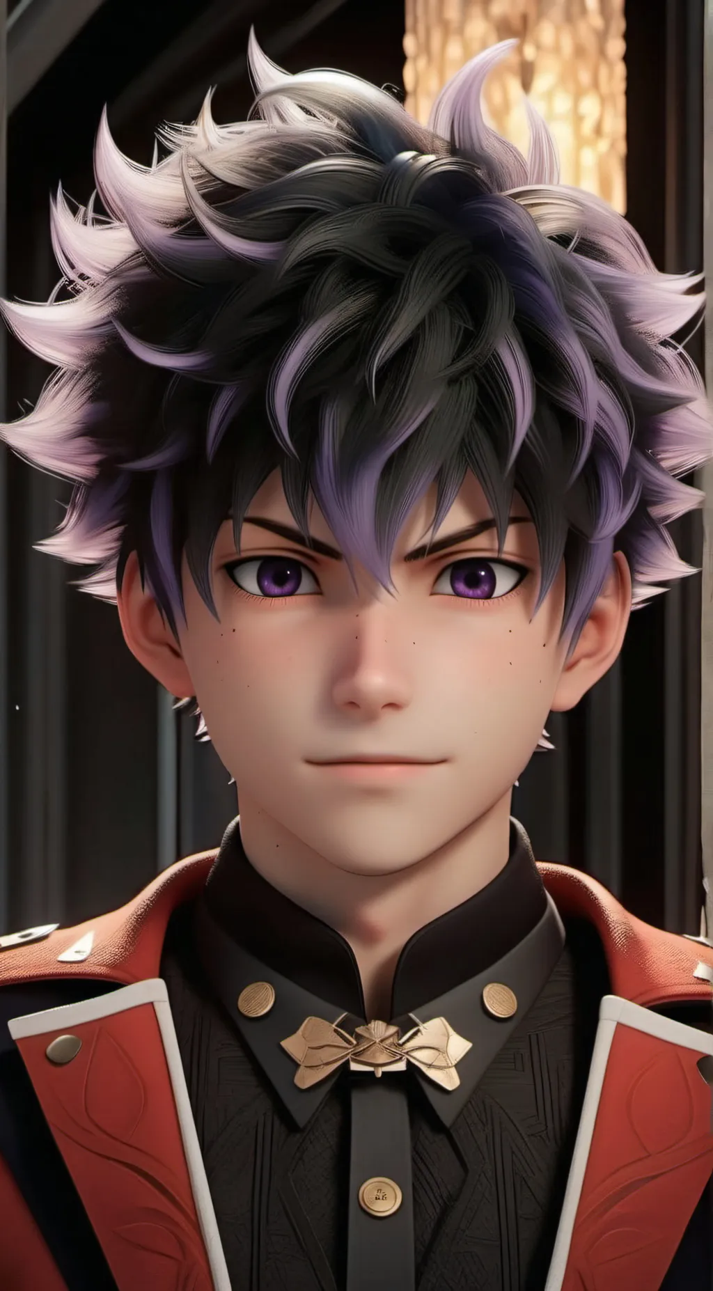 ai character: villain bakugo~ background