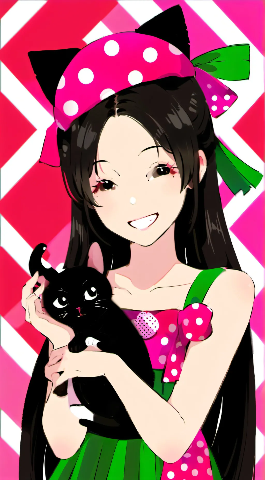 ai character: Katy background