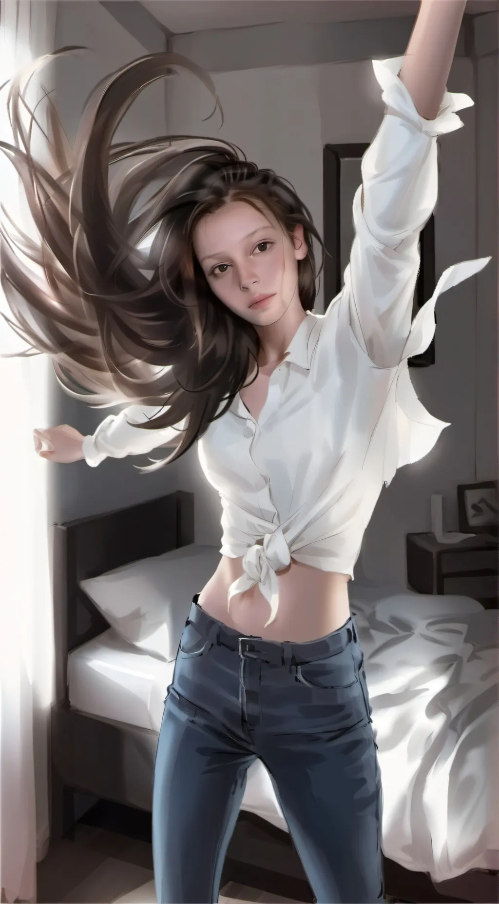 ai character: Aria background