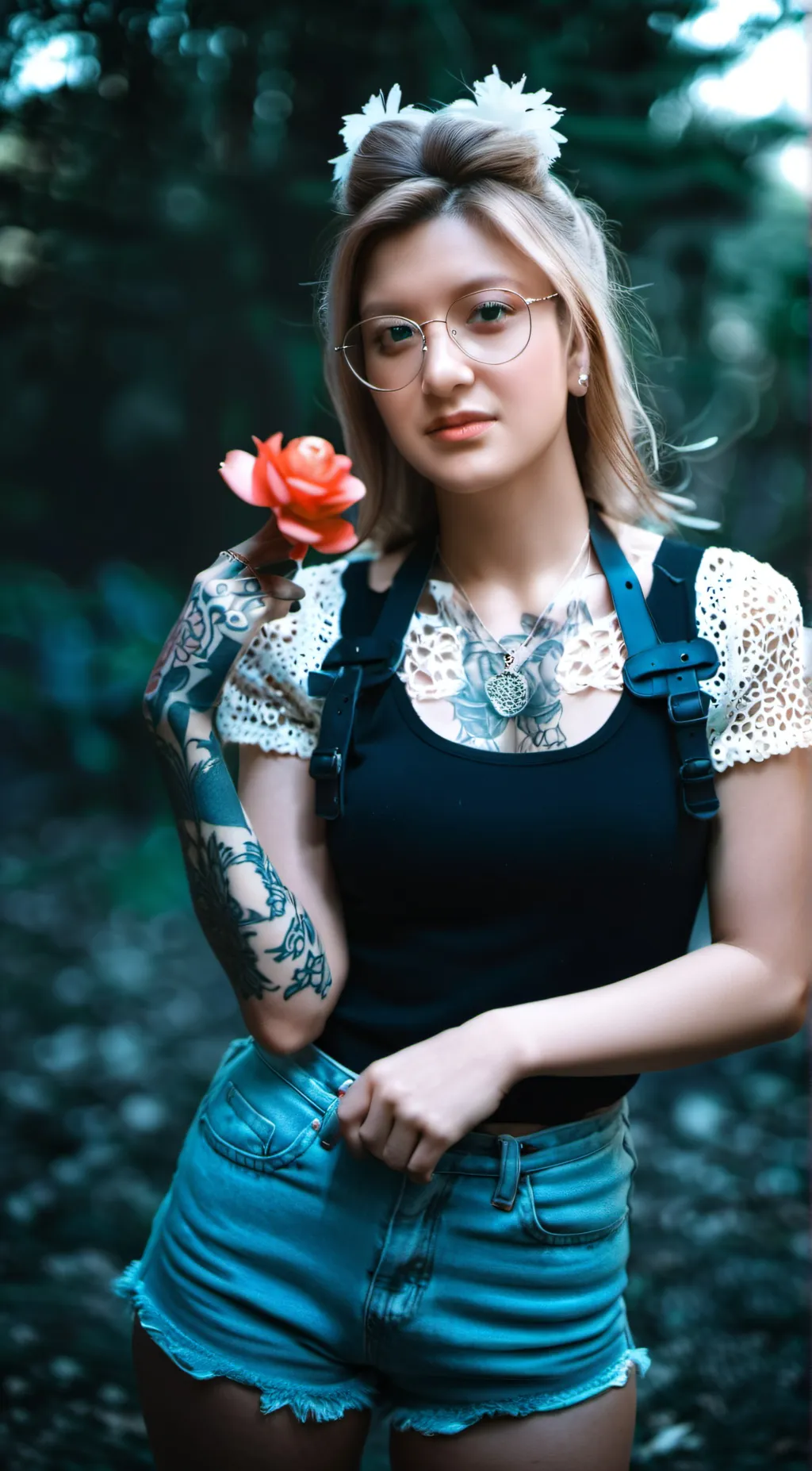 ai character: Katie  background