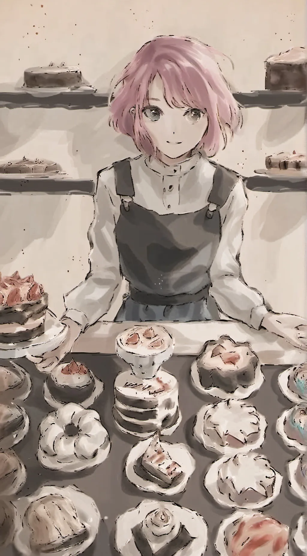 ai character: Emi  background