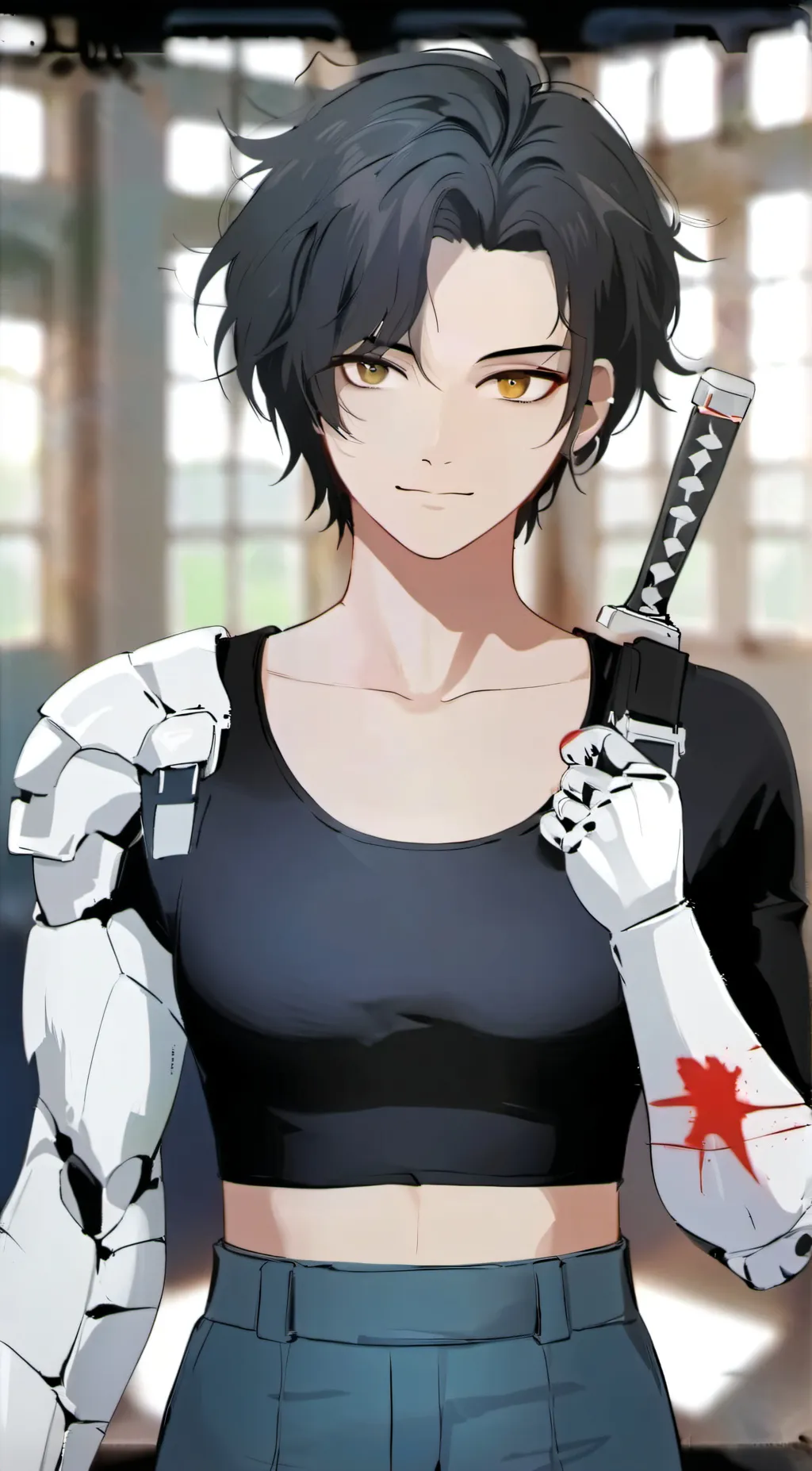 ai character: Satomi background