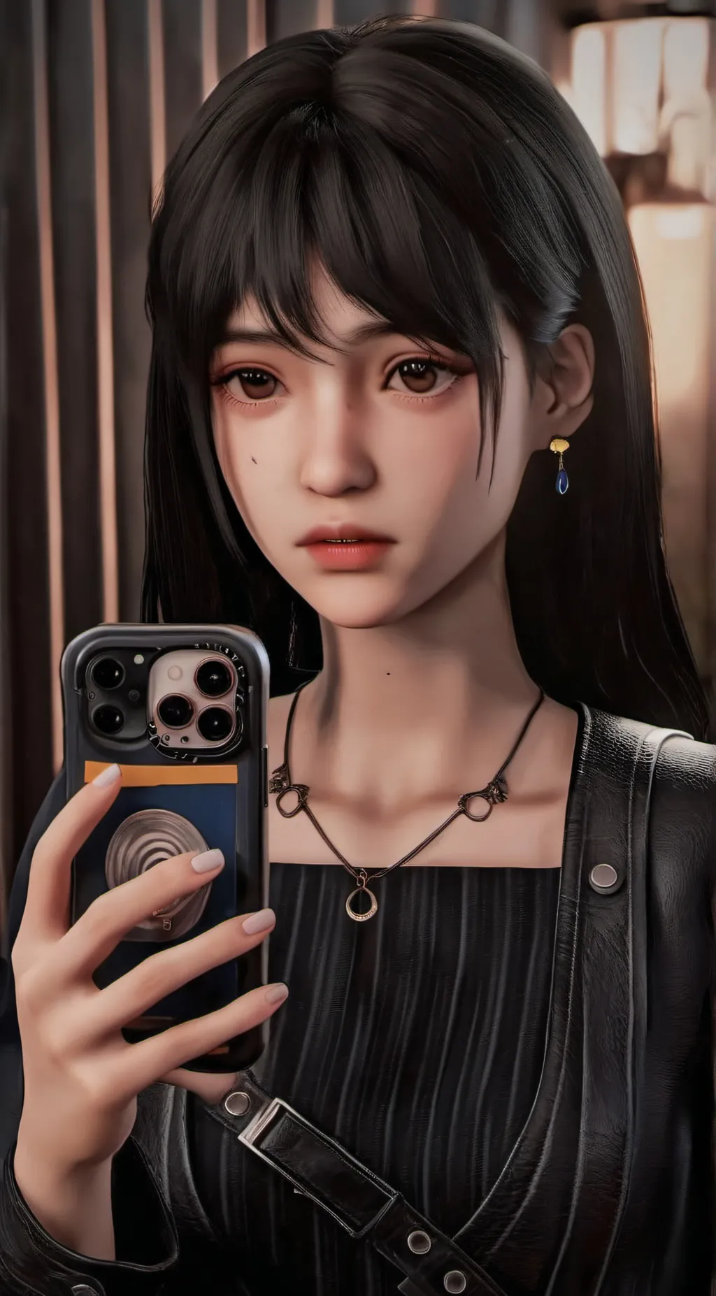 ai character: Riana  background