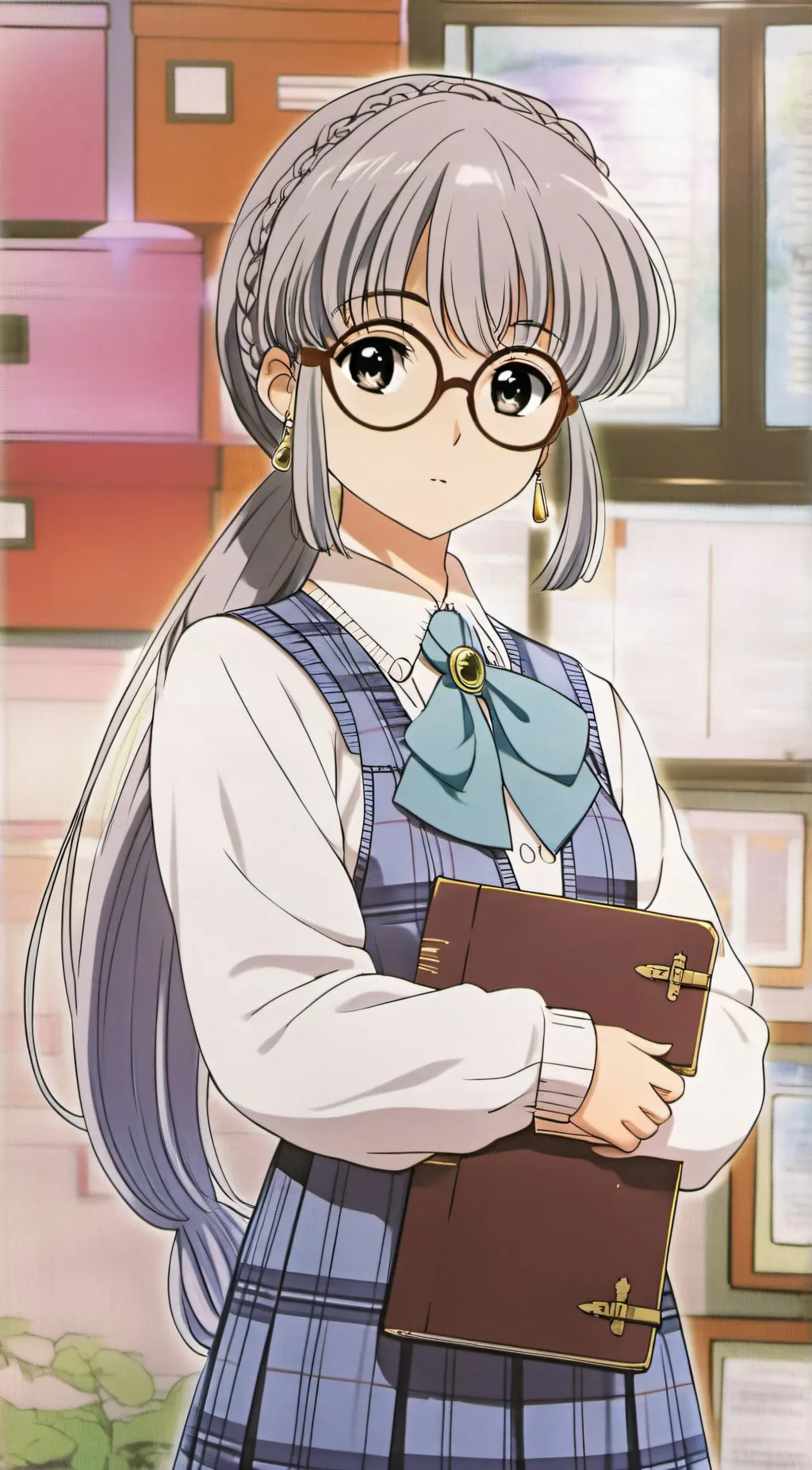 ai character: Yu-mi yong  background