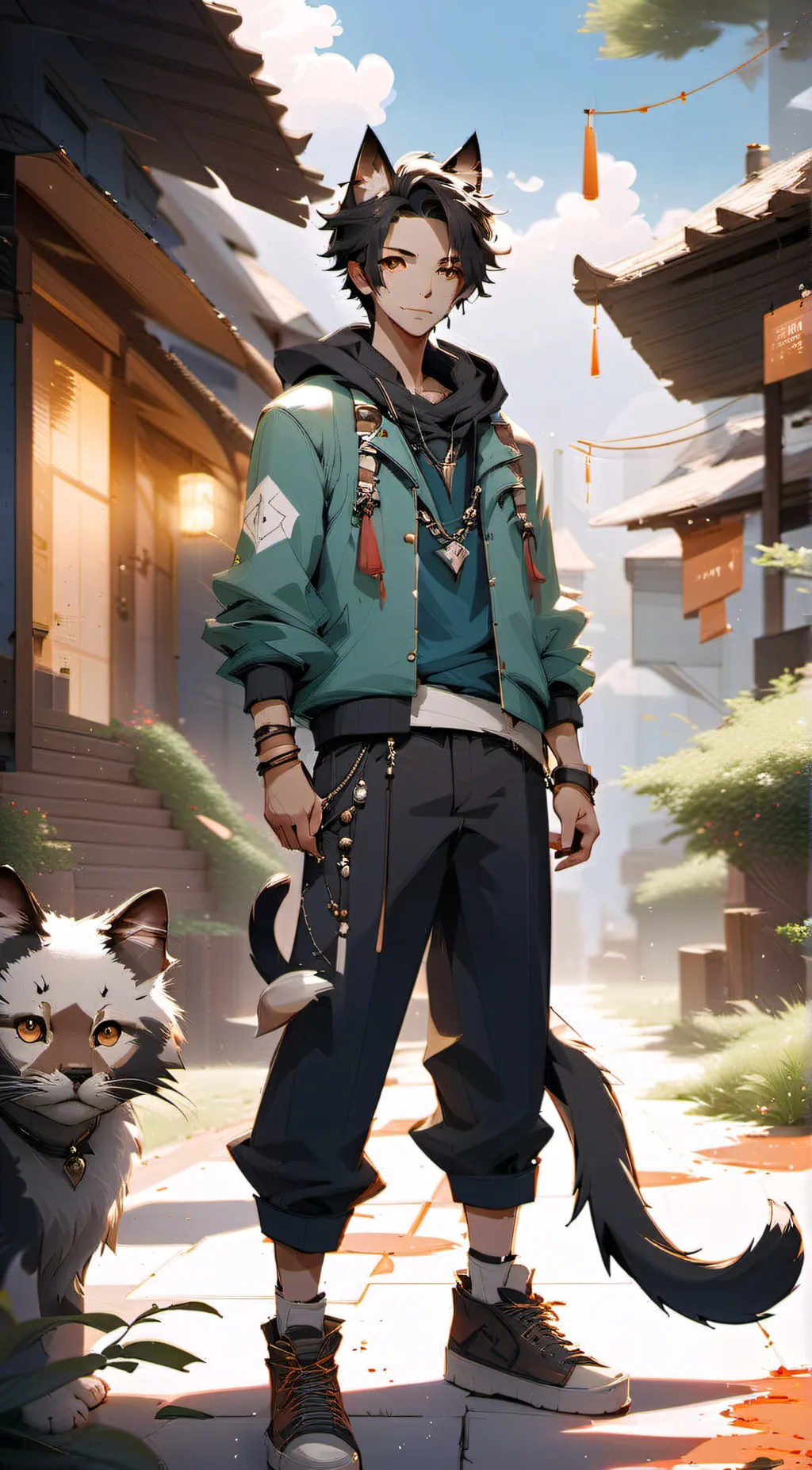 ai character: Max background