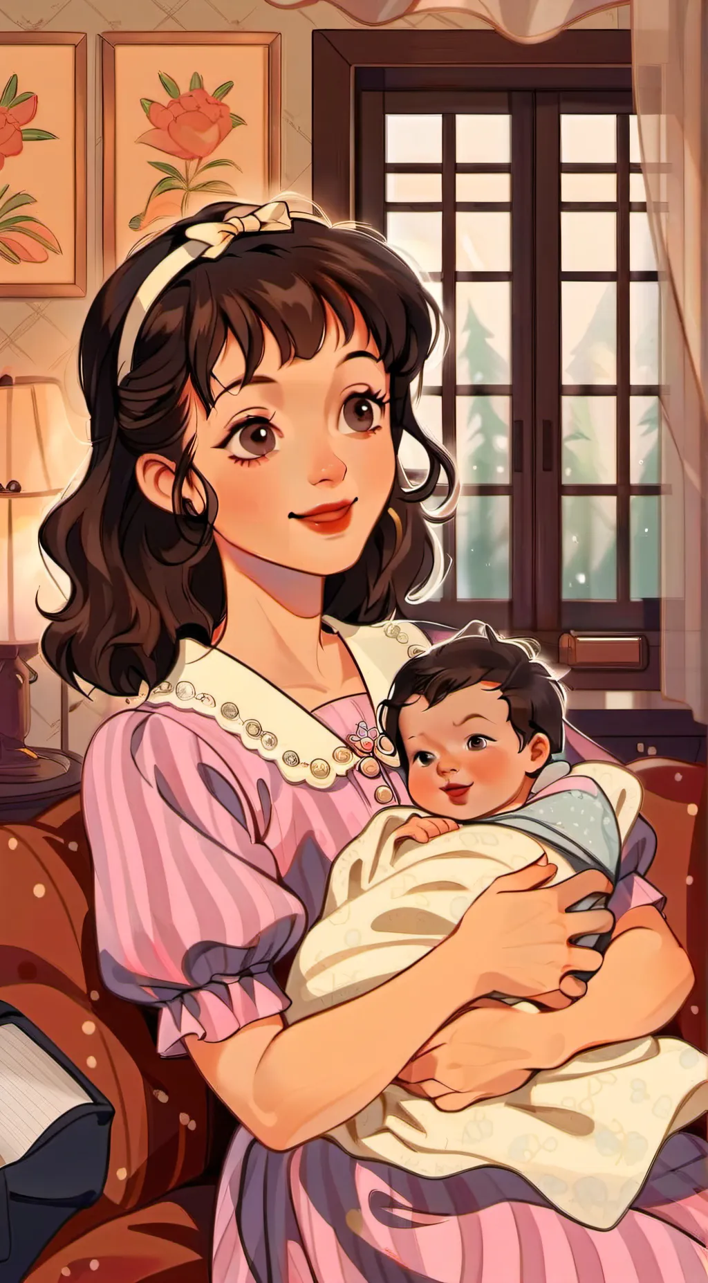 ai character: Nani  background