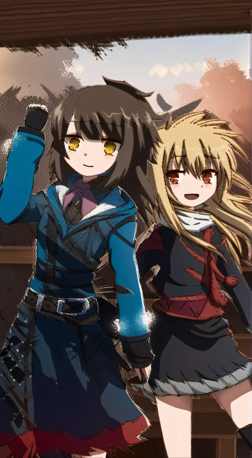 ai character: Togaraka  background