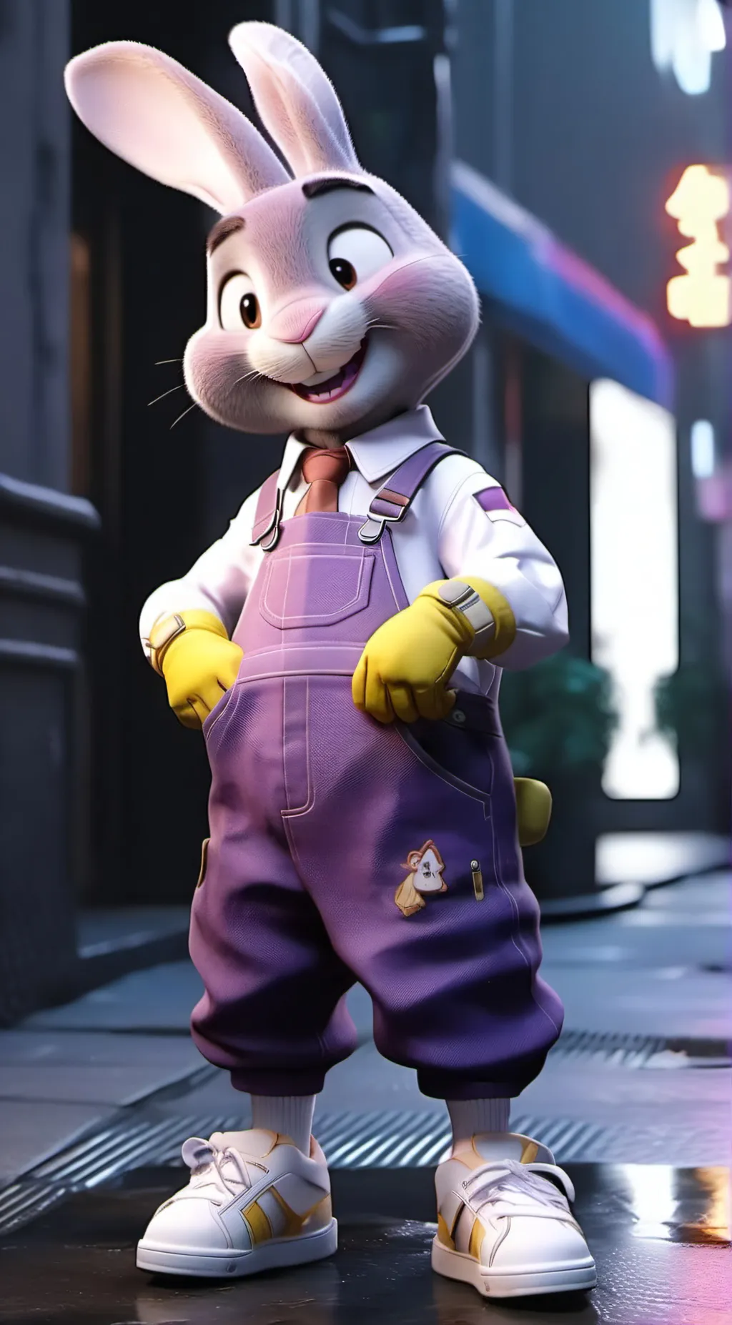 ai character: Jax digitalcircus background