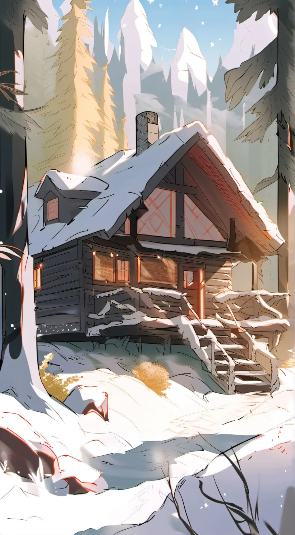 ai character: Frowning animals background