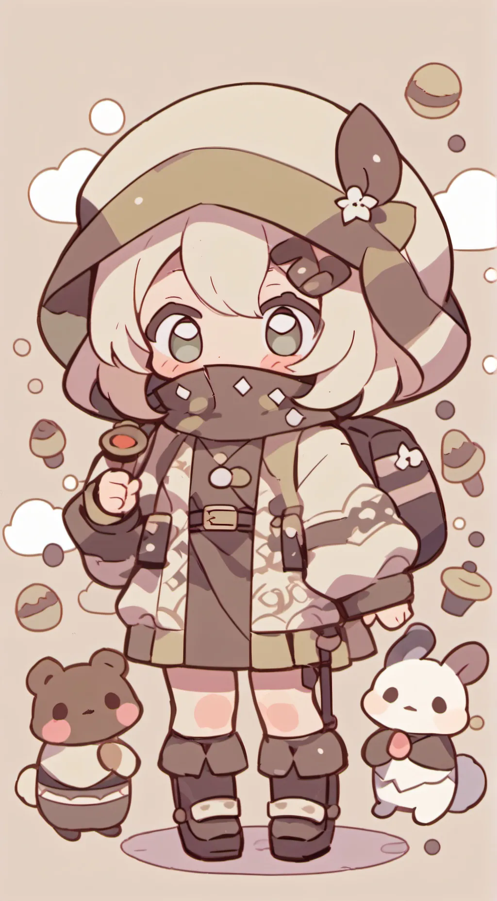 ai character: ♾︎Evelyn♾︎ background