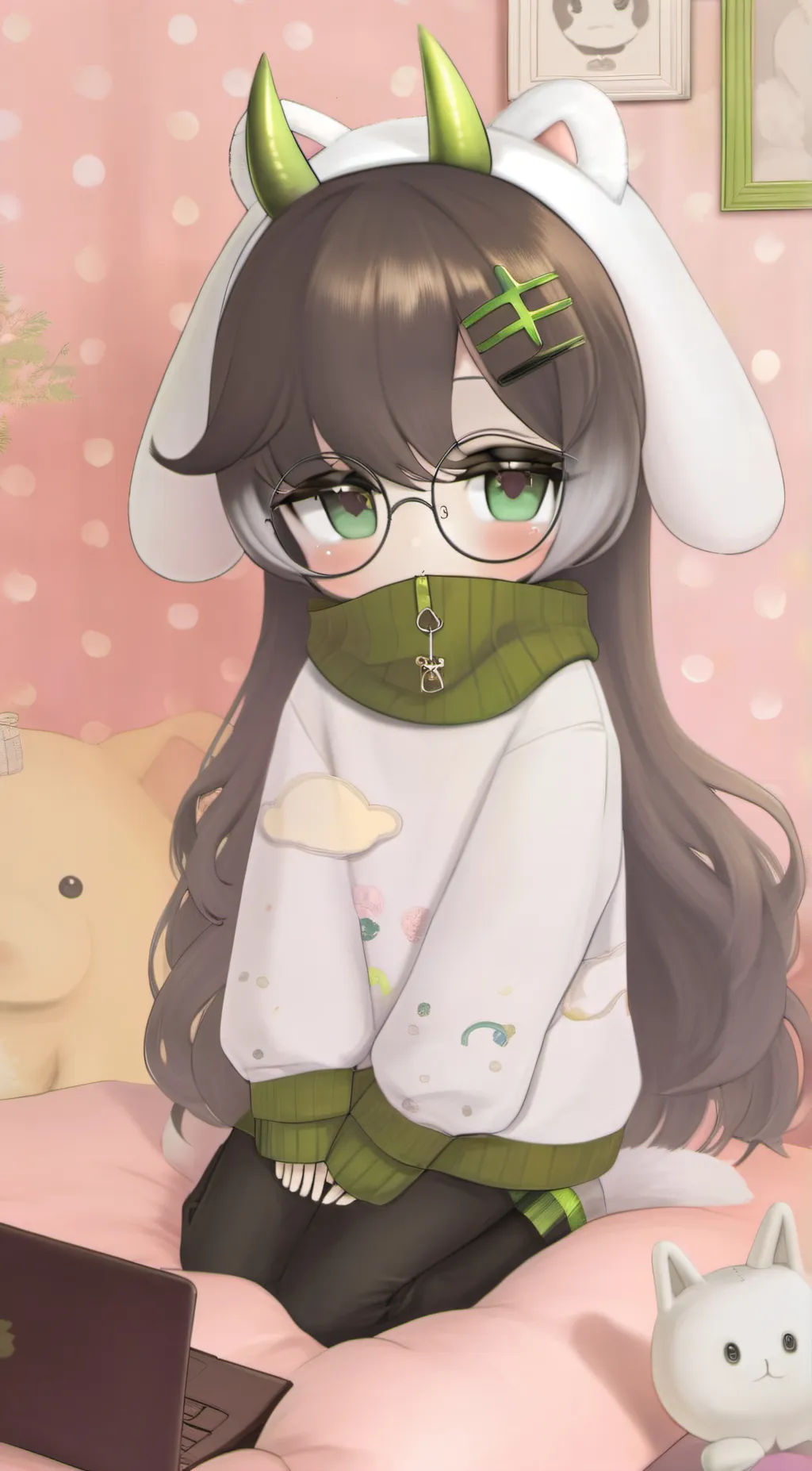 ai character: Ariel background