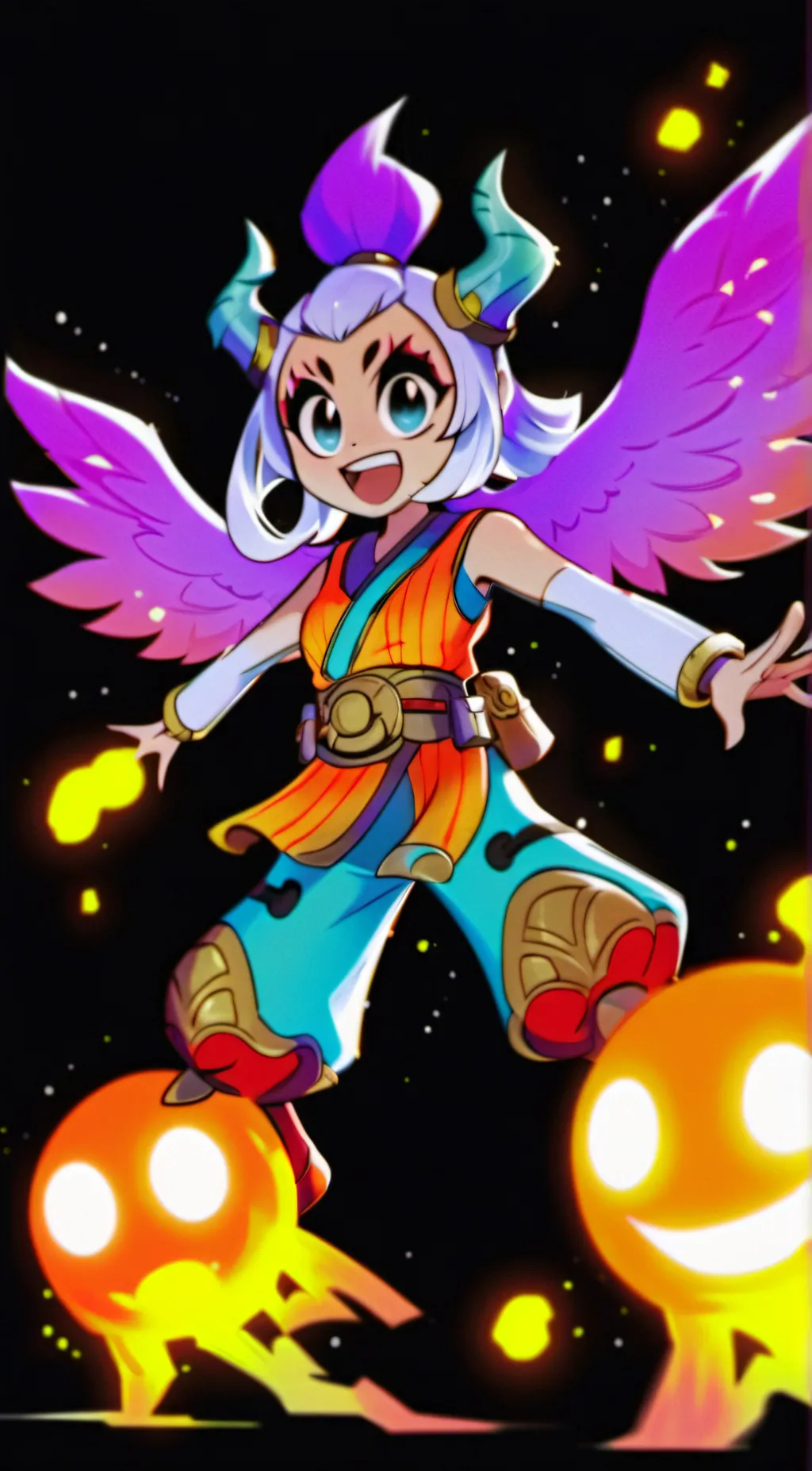 ai character: DogDay background