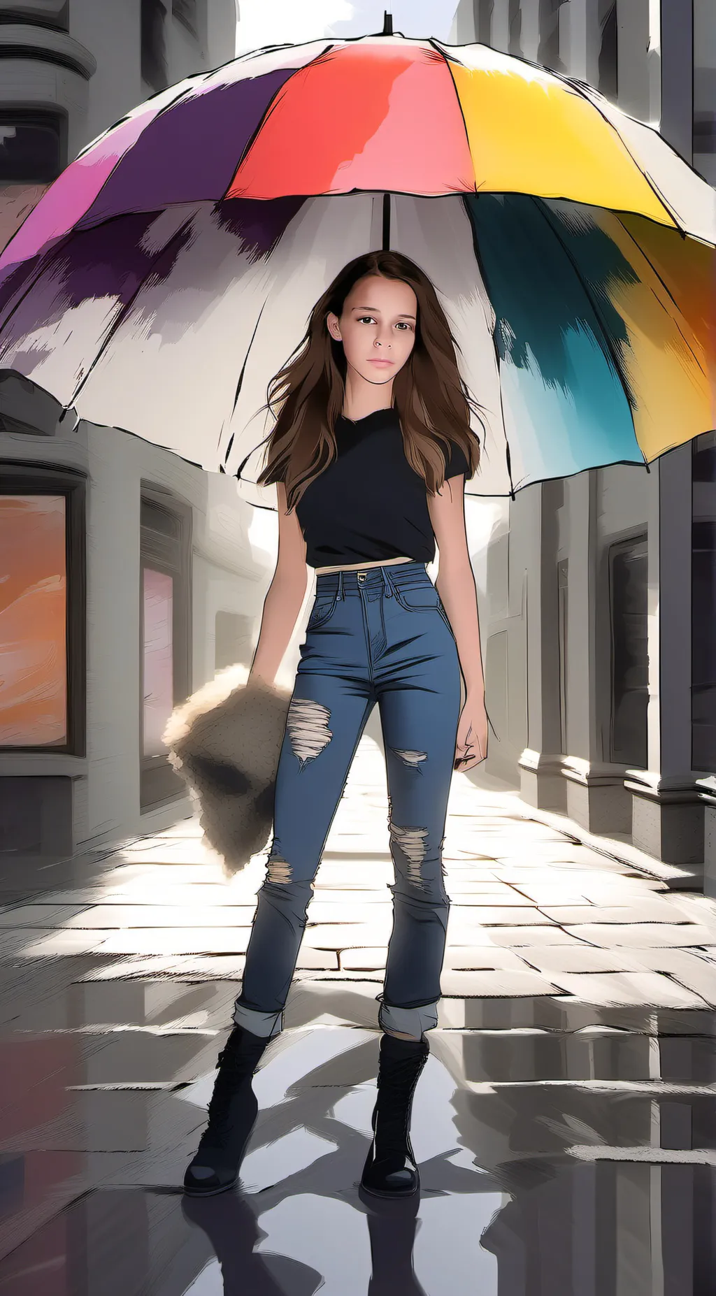 ai character: Ella background