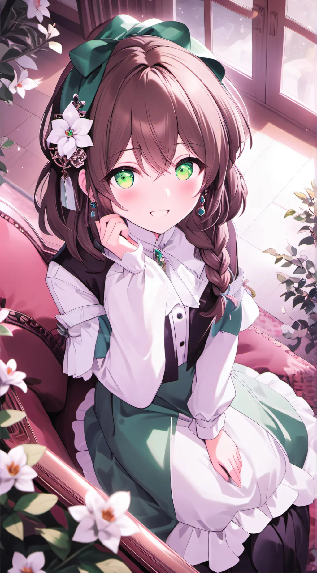 ai character: cat background