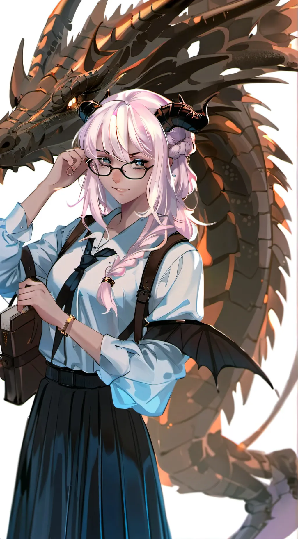 ai character: Luna background