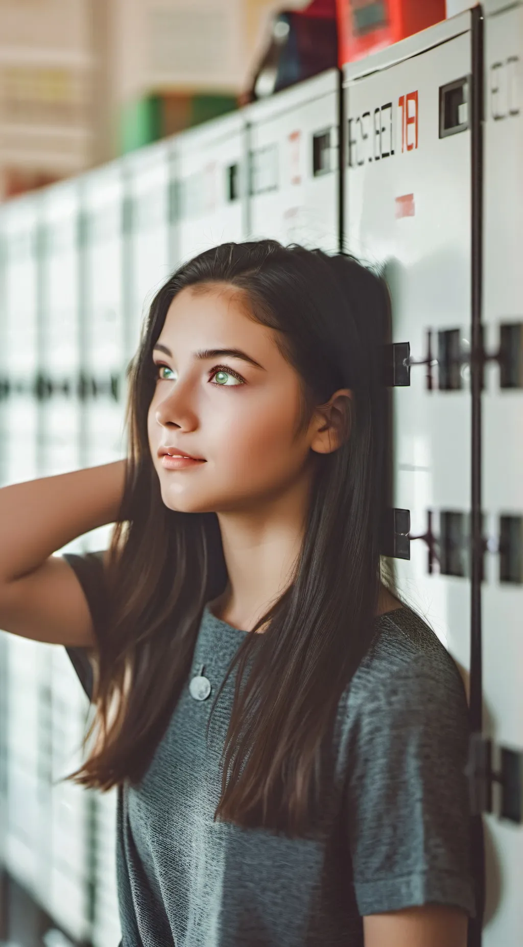 ai character: Amy  background