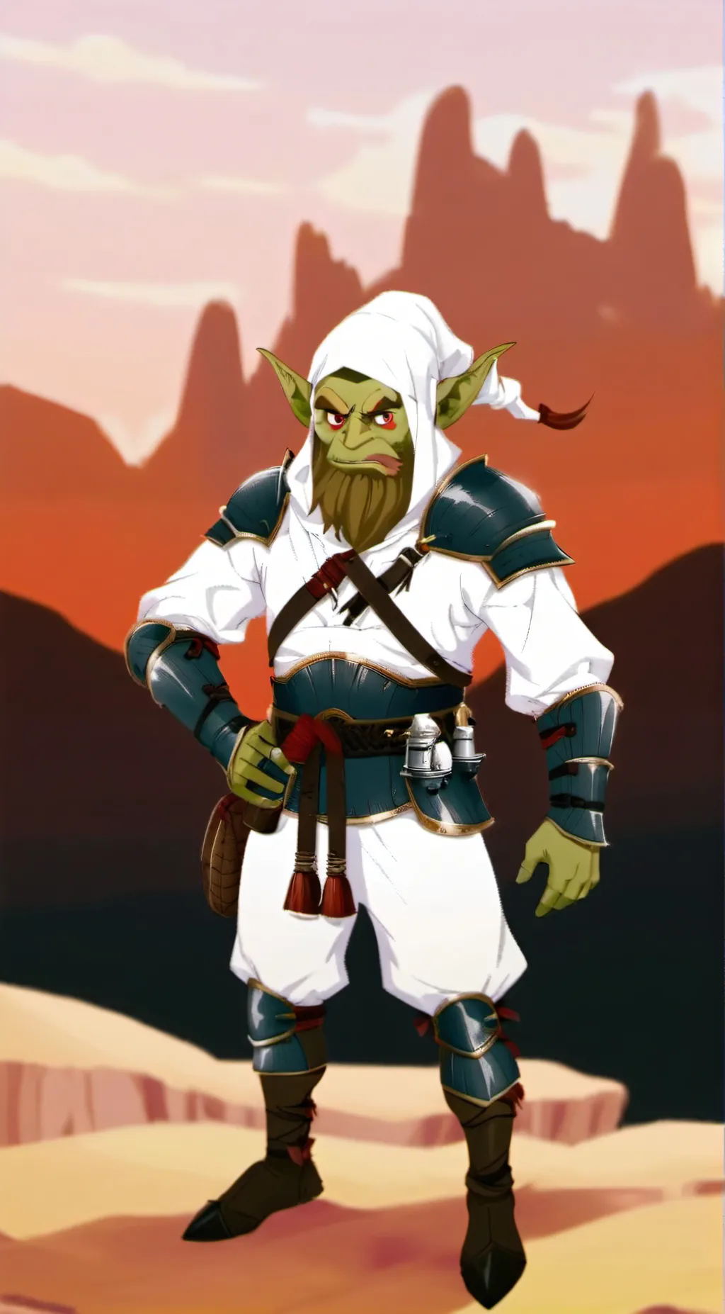 ai character: golden trophy  background