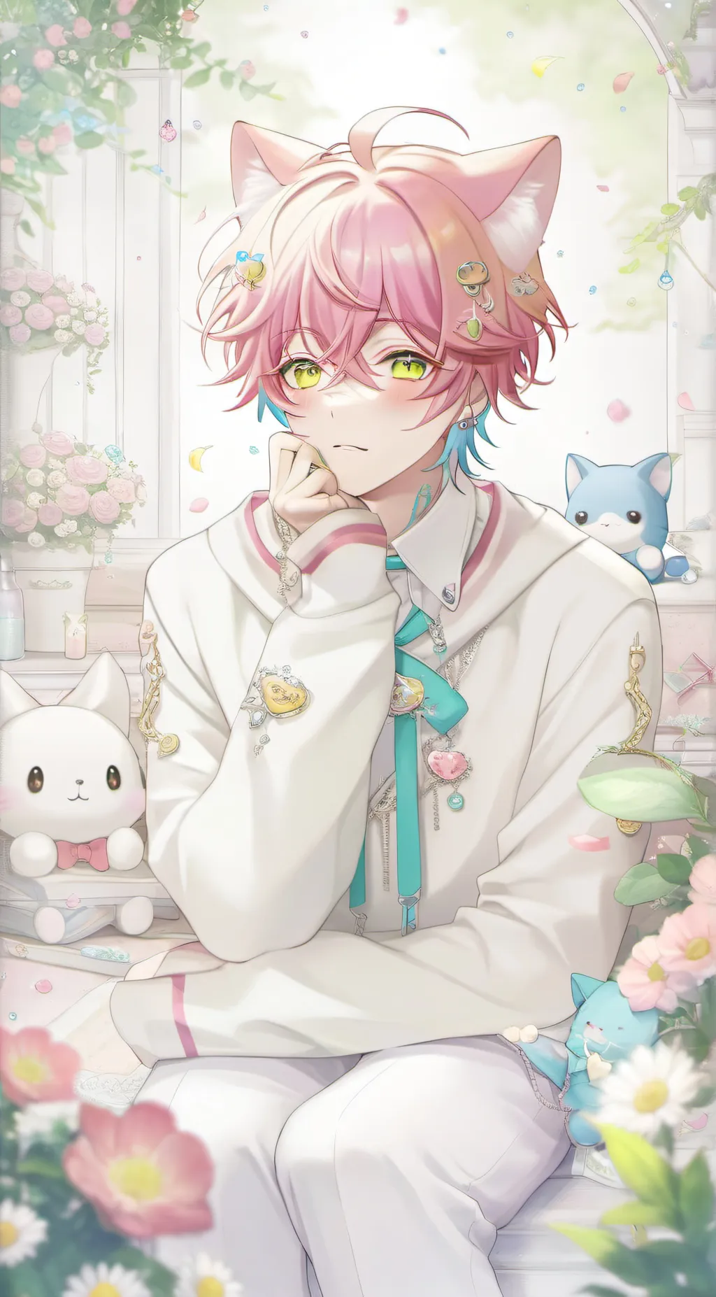 ai character: Leo background