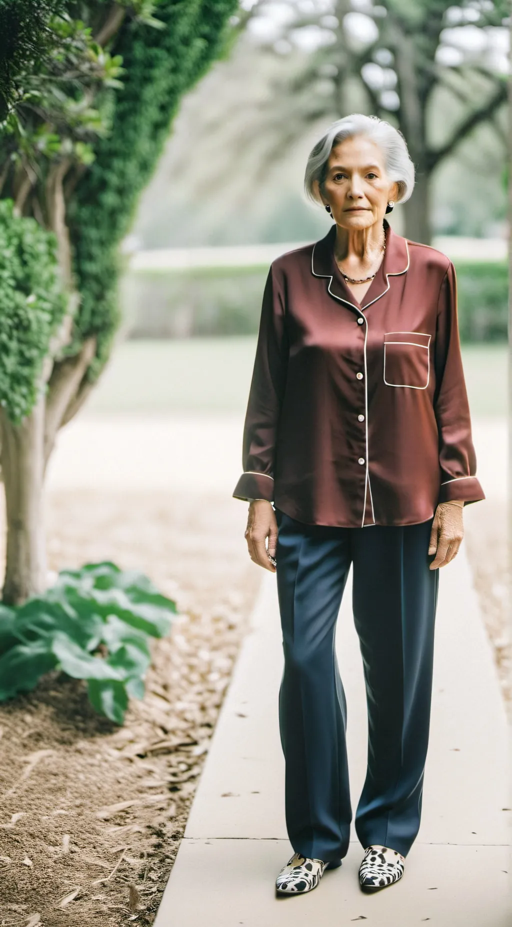 ai character: Margaret Edith  background