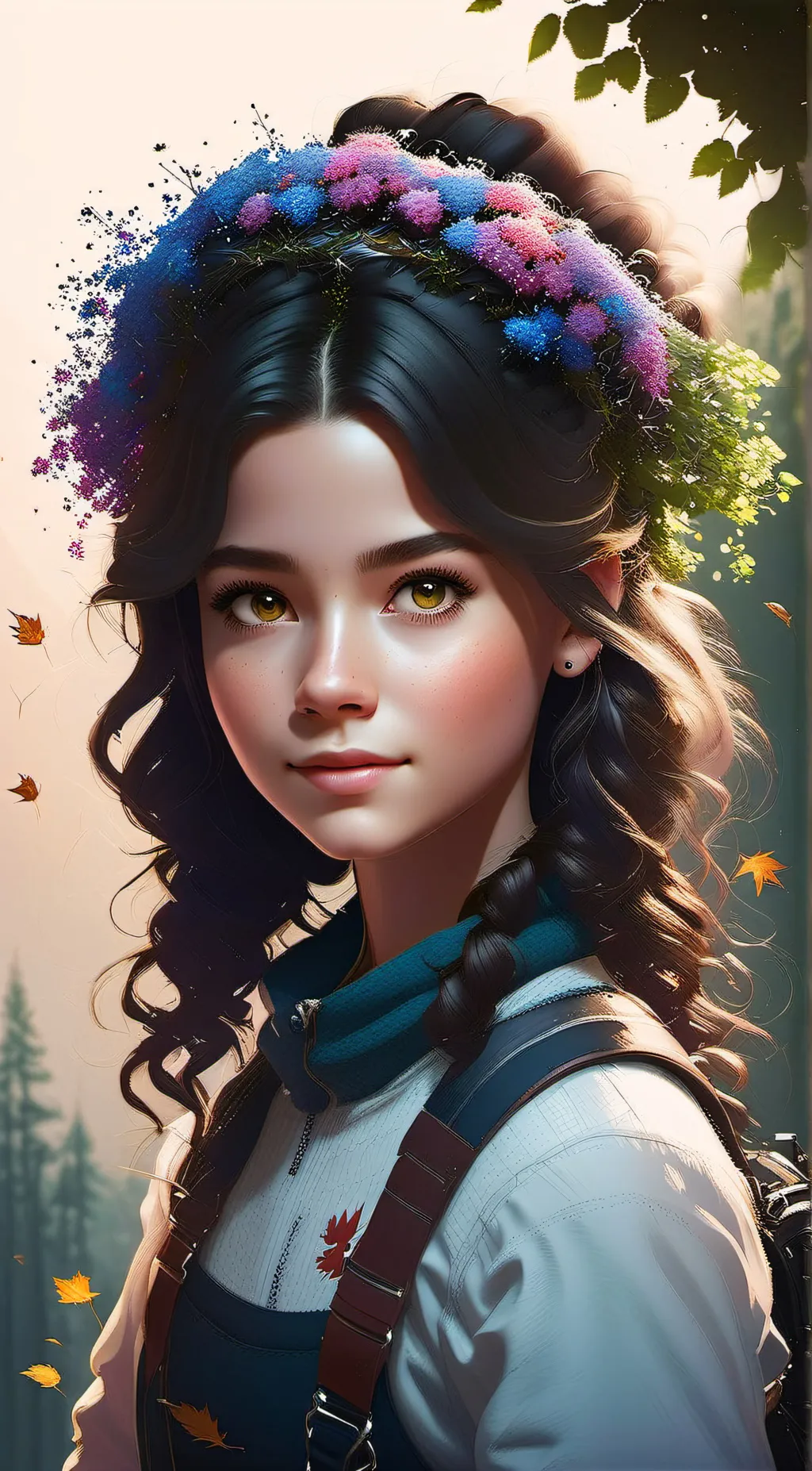 ai character: Astrid Thompson  background