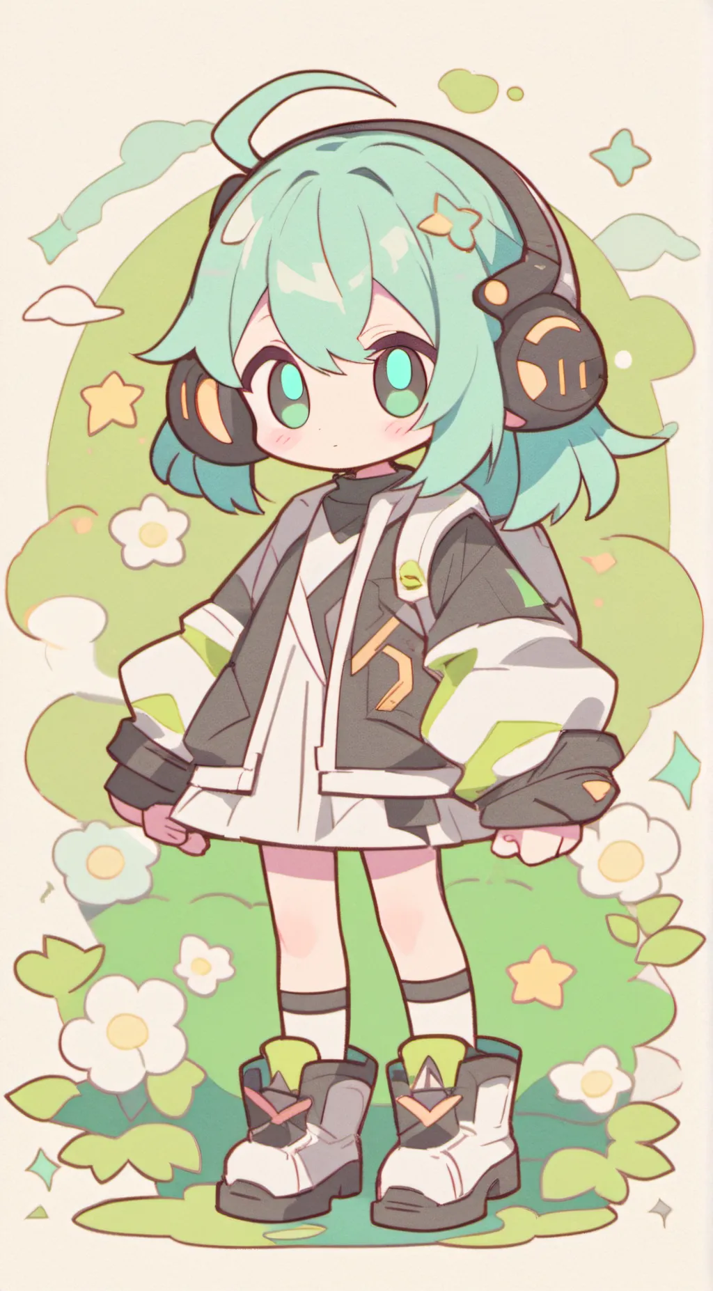 ai character: vapire lunar background