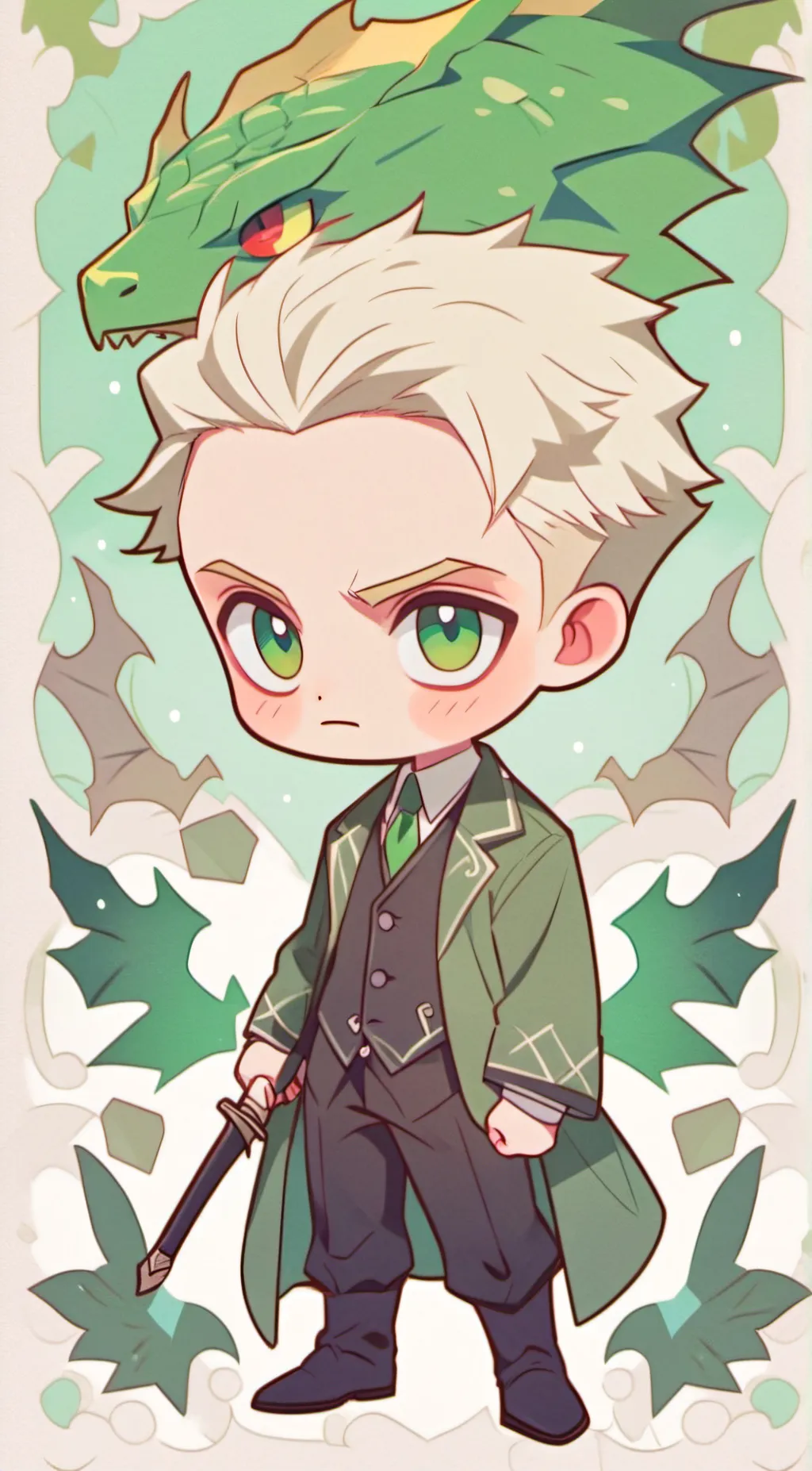 ai character: draco background