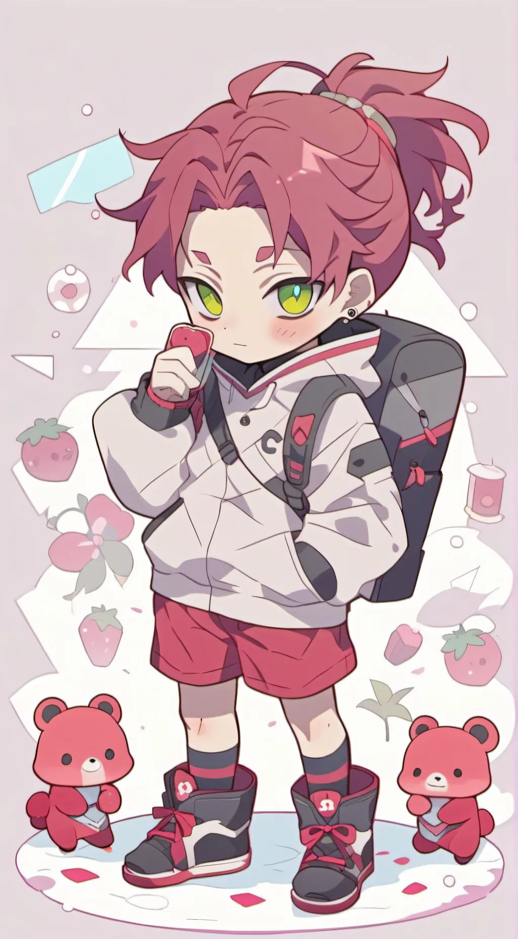 ai character: Akaza background