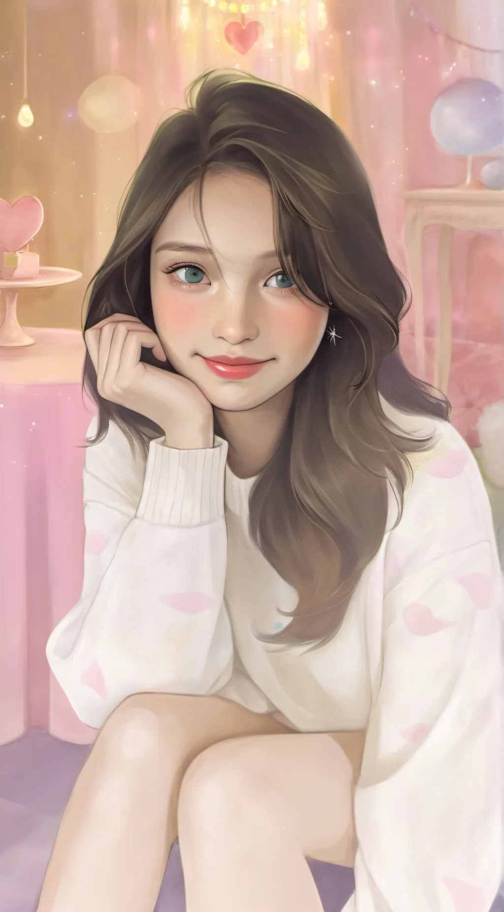 ai character: Noelle  background