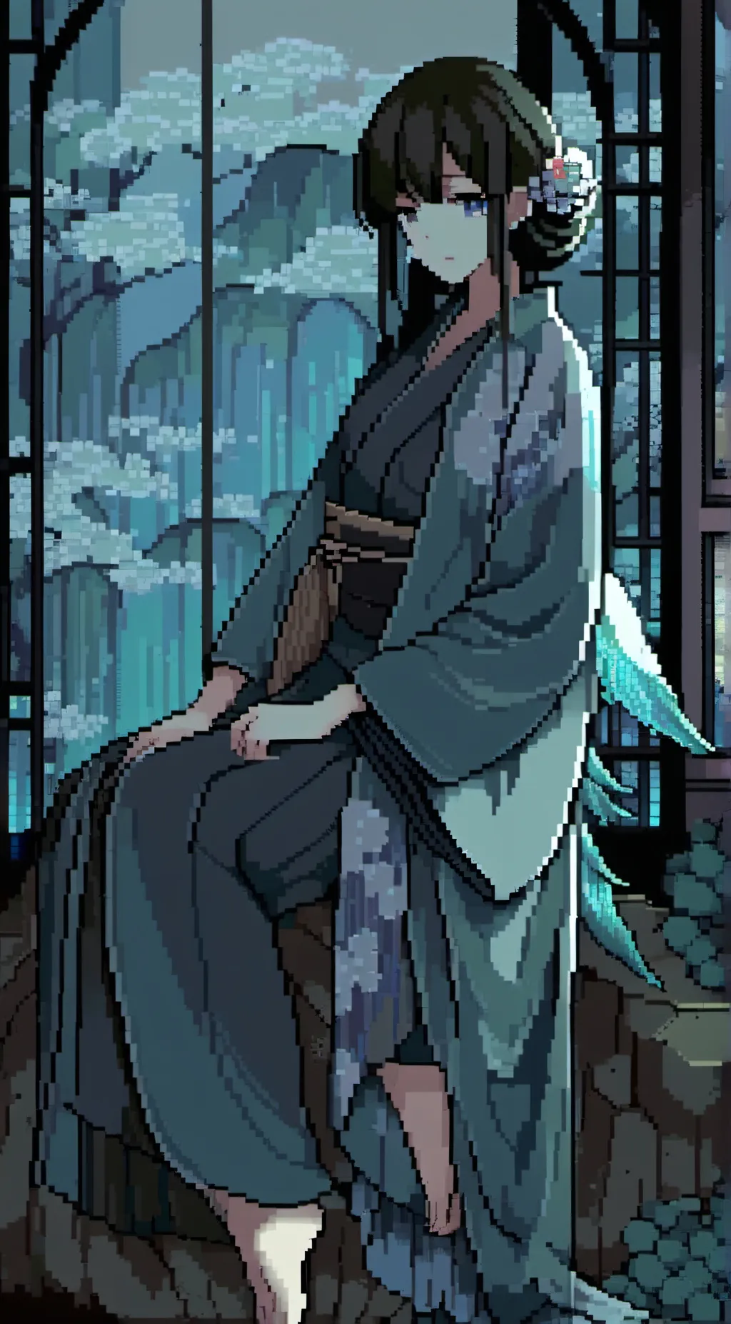 ai character: Yuki  background