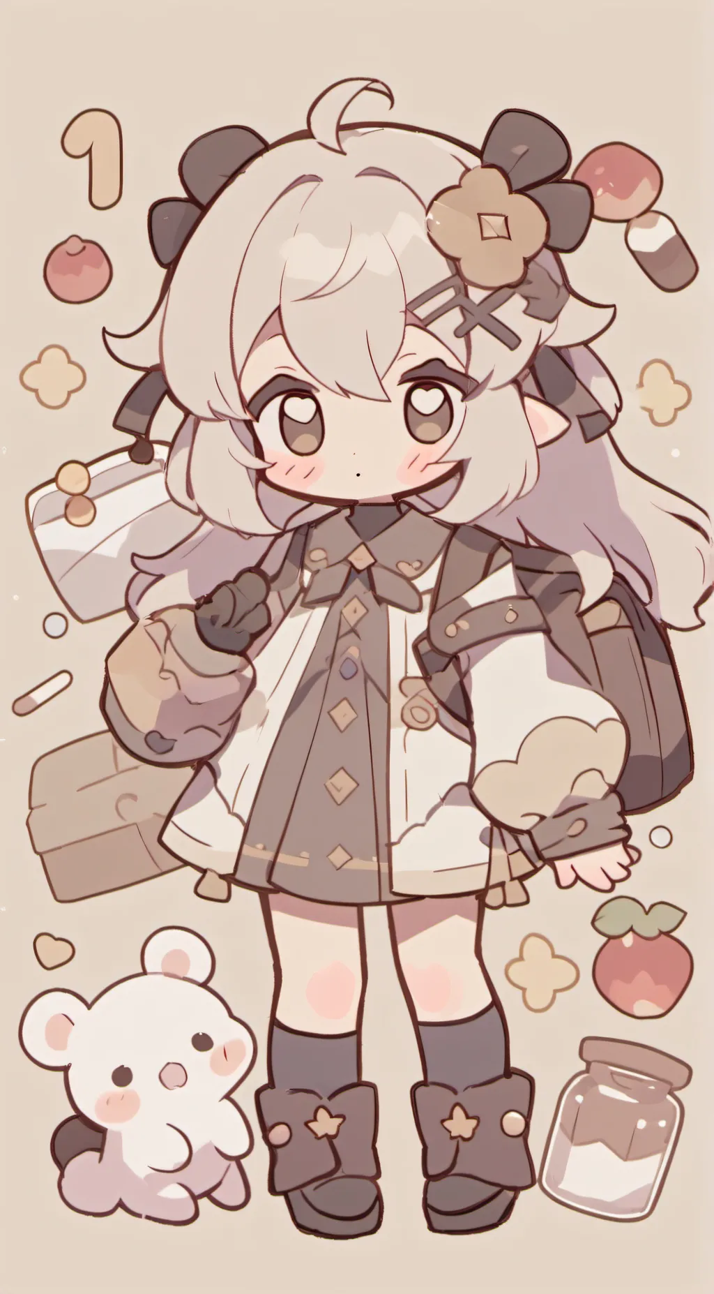 ai character: Kauffly background