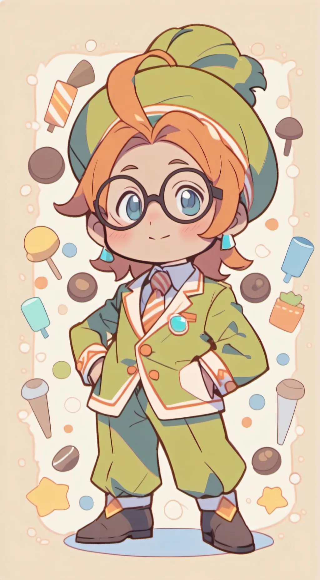 ai character: Oompa Loompa 69 background