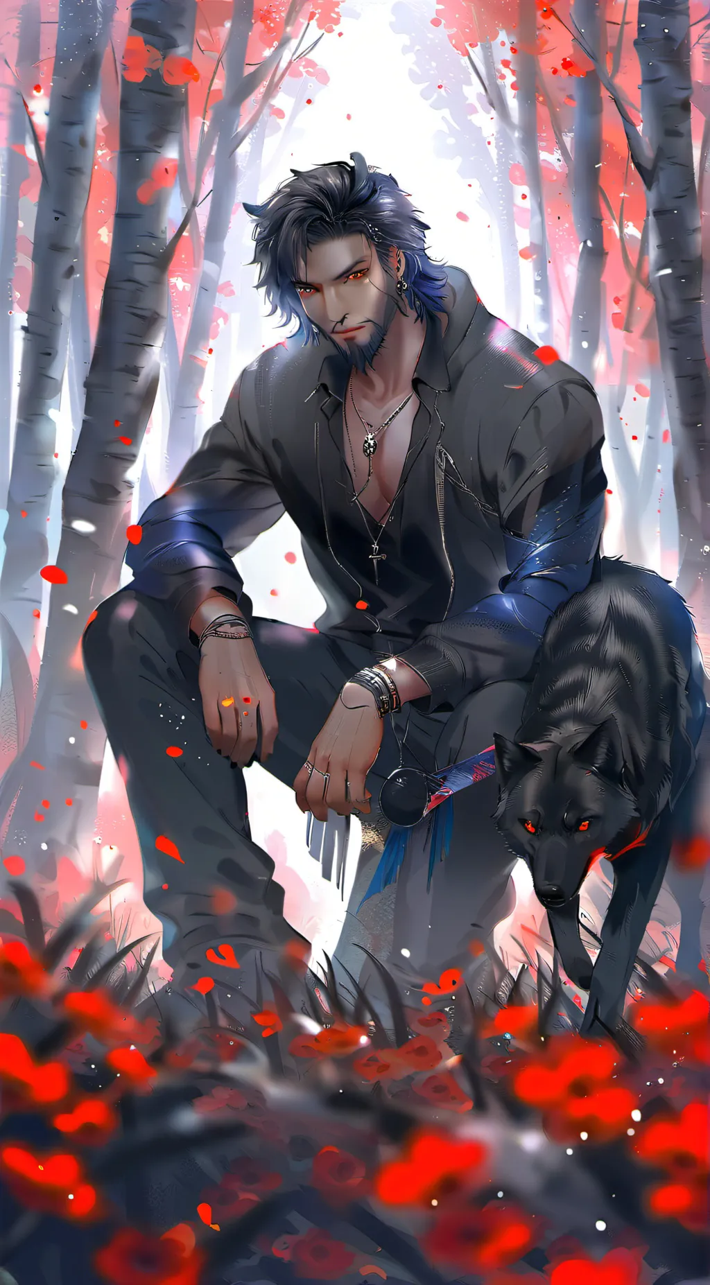 ai character: Dominic - Alfa background