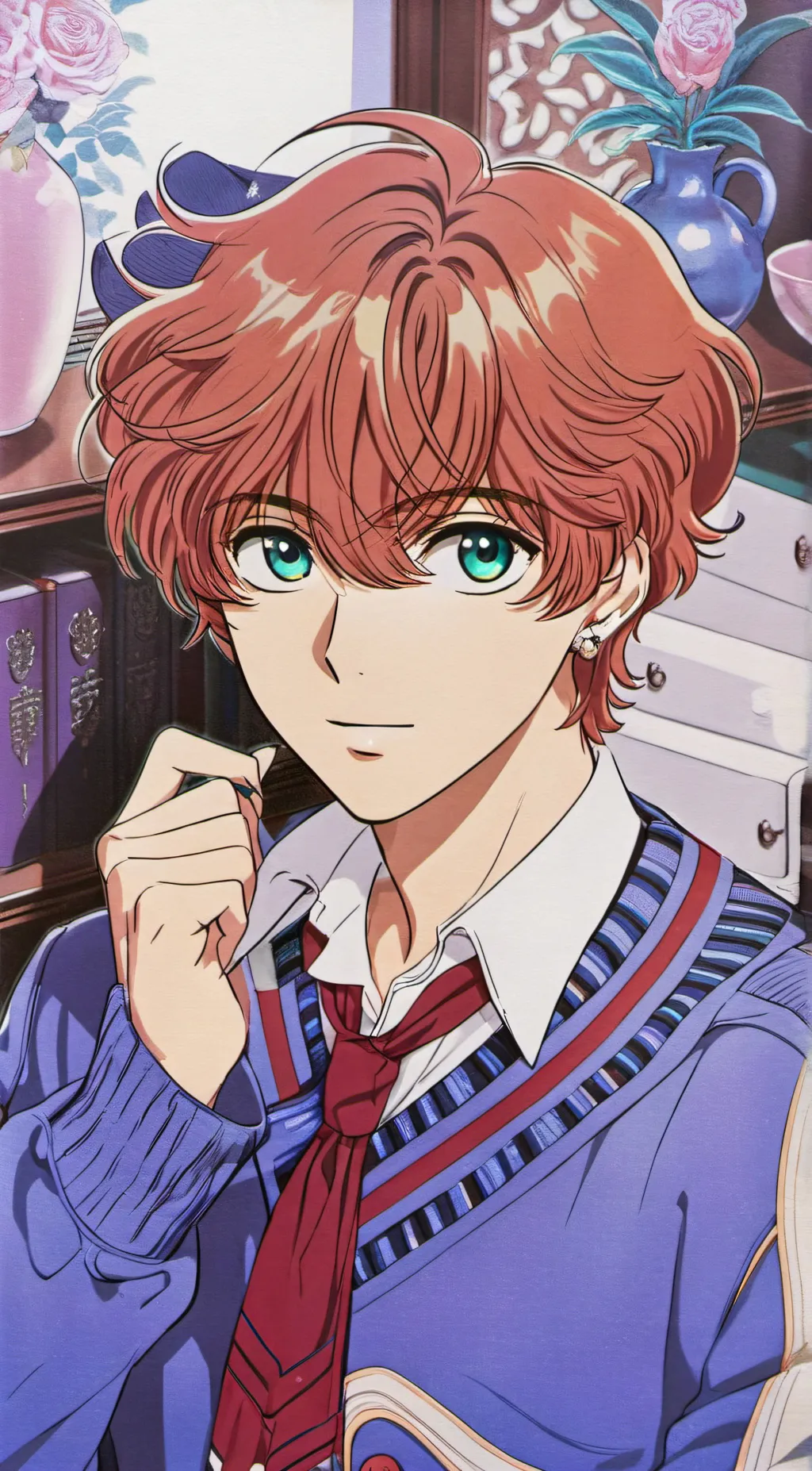 ai character: ray☆•~ background