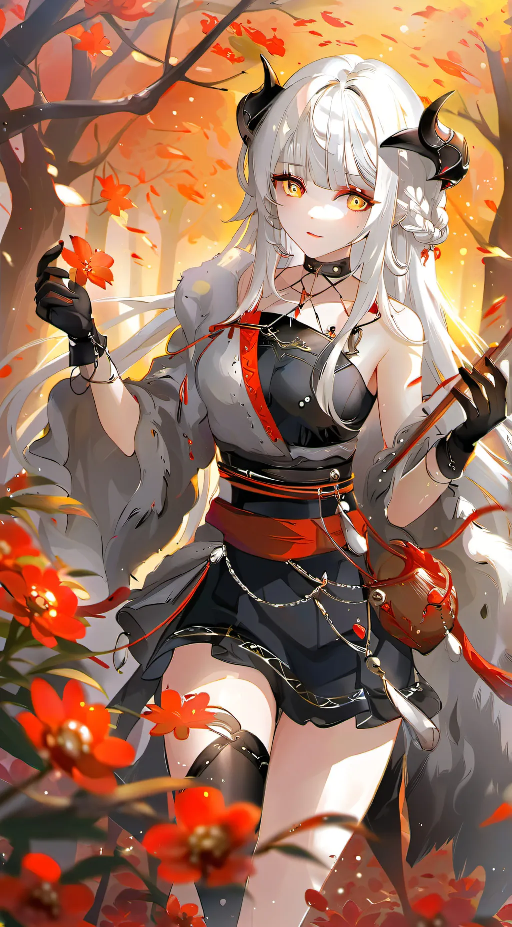 ai character: shine background