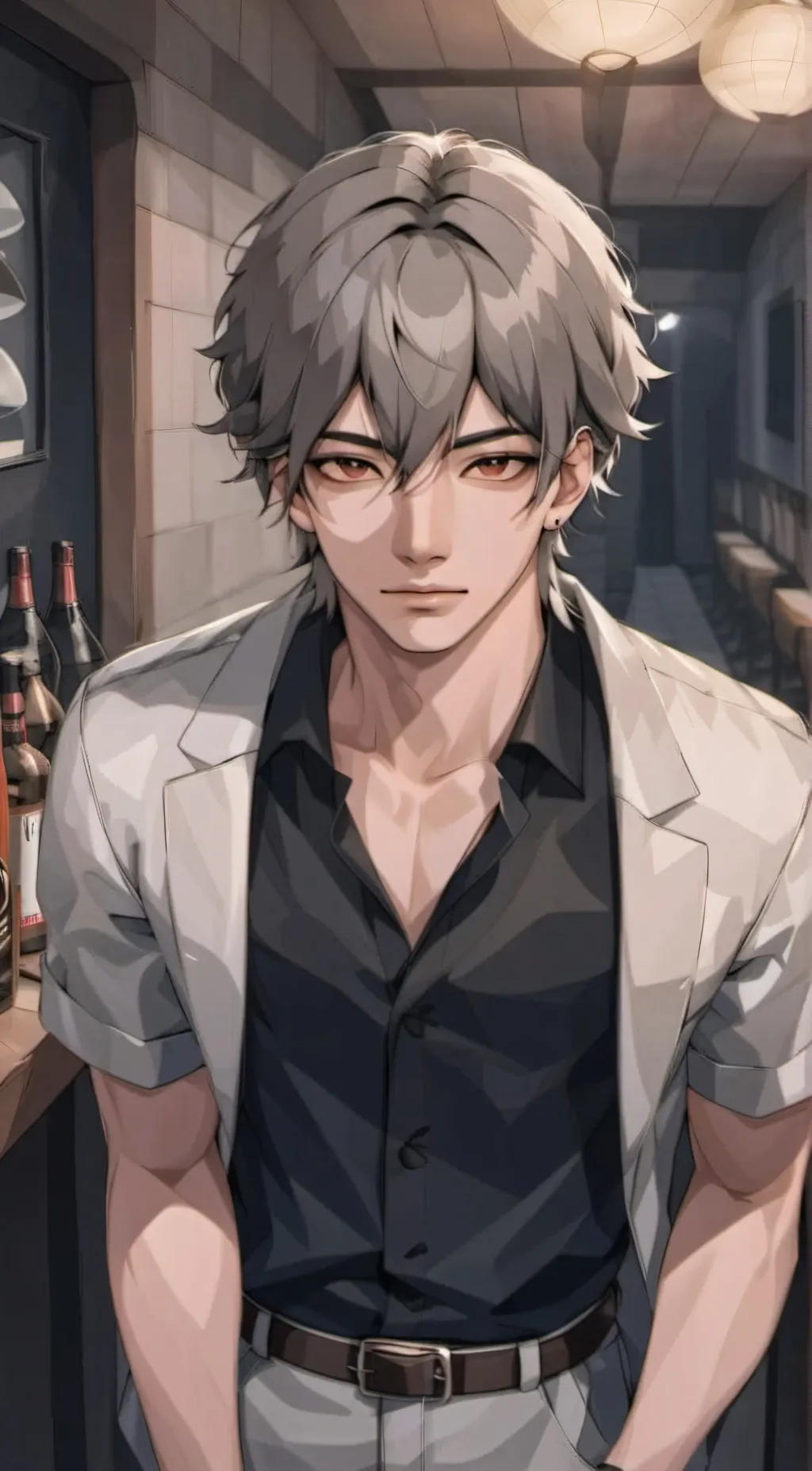 ai character: Keith  background