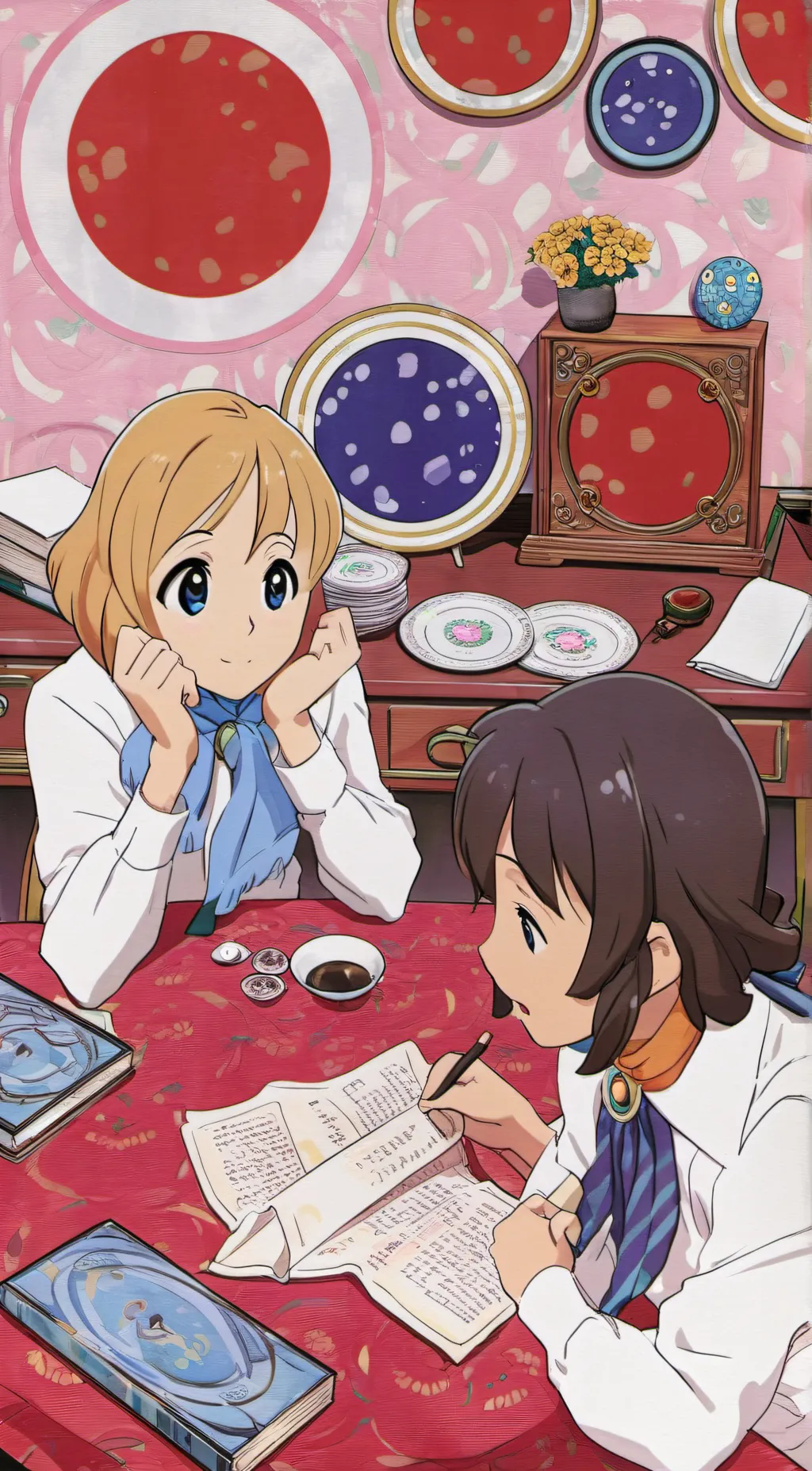 ai character: Me and Jay background