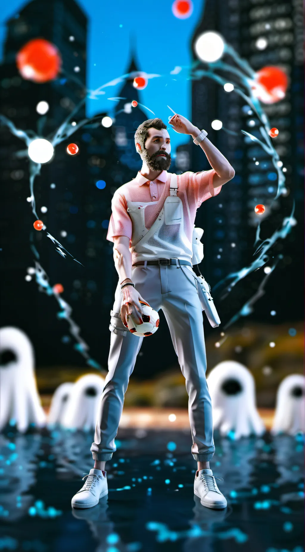 ai character: Ghostbusters  background