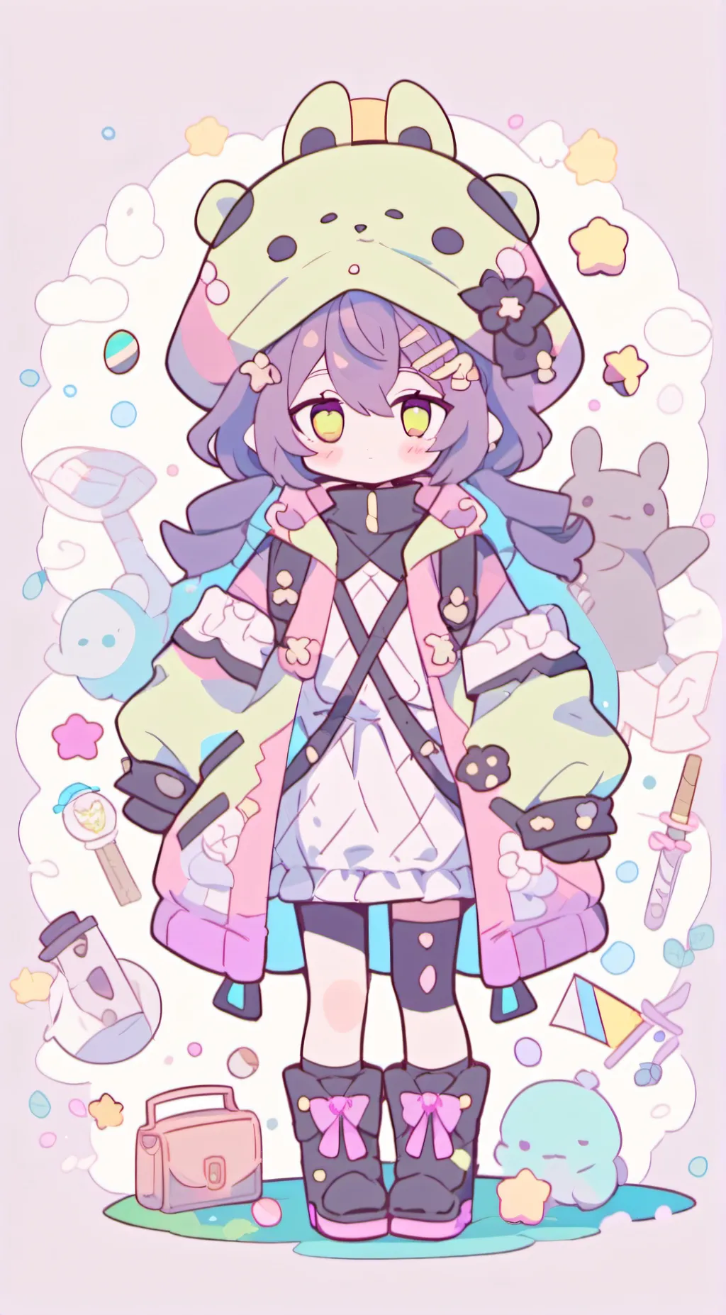 ai character: skyline  background