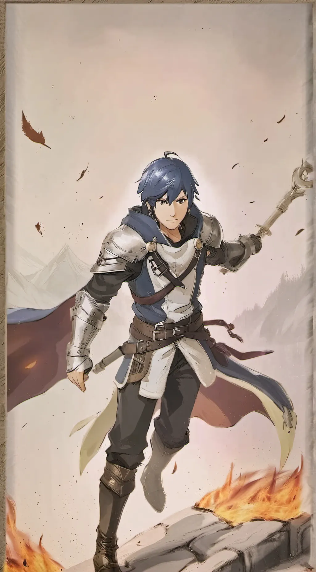 ai character: Chrom[Fire Emblem] background