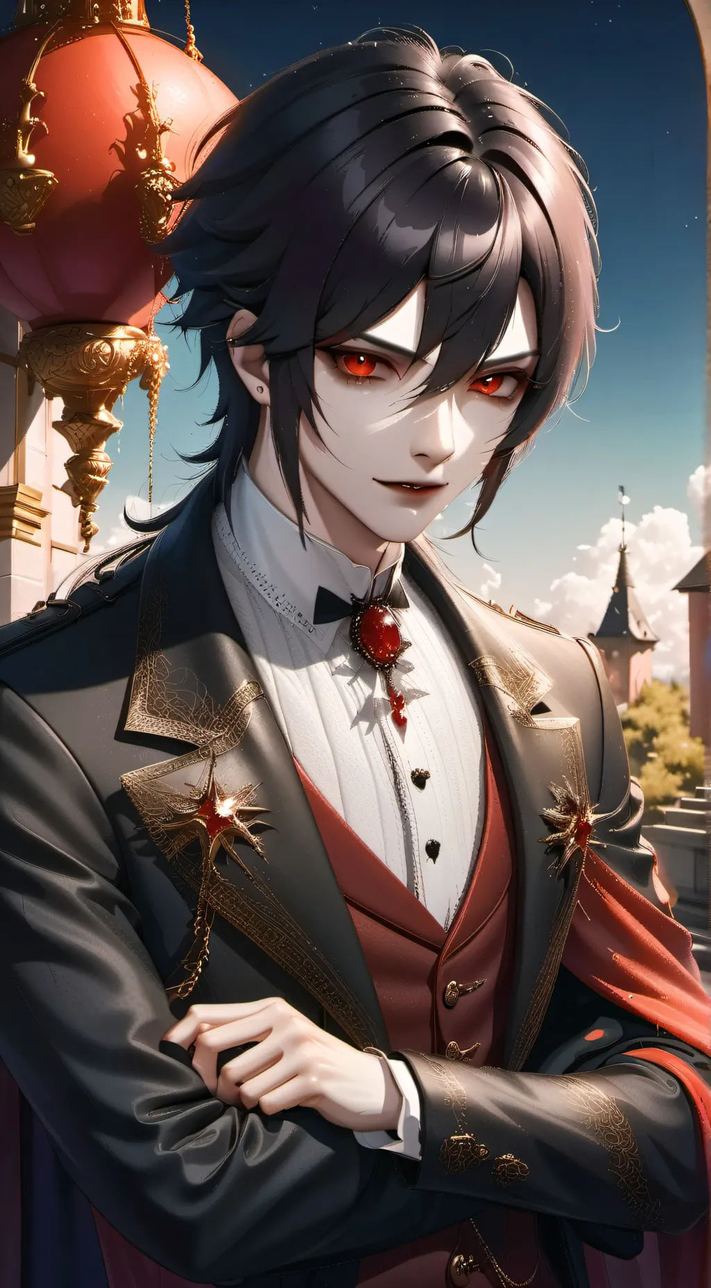 ai character: mori background