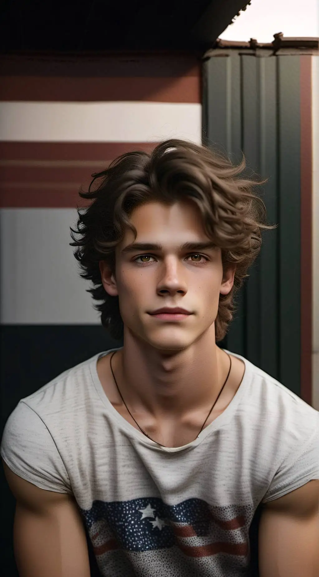 ai character: Bryan🧡💜 background