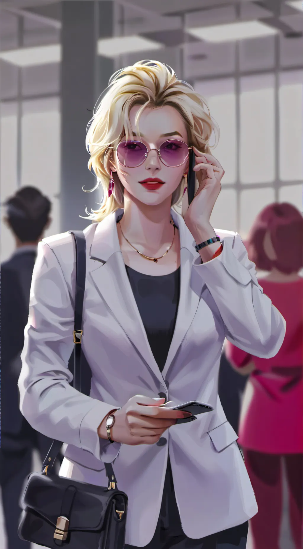 ai character: Gloria! background