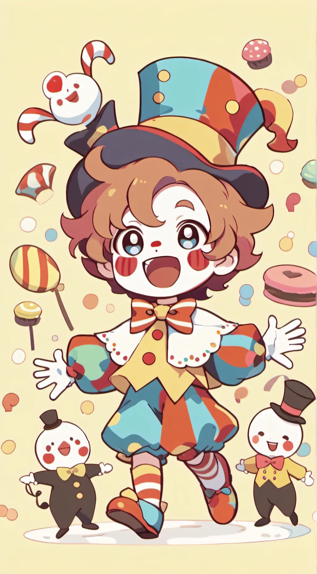 ai character: Pomni is a human background