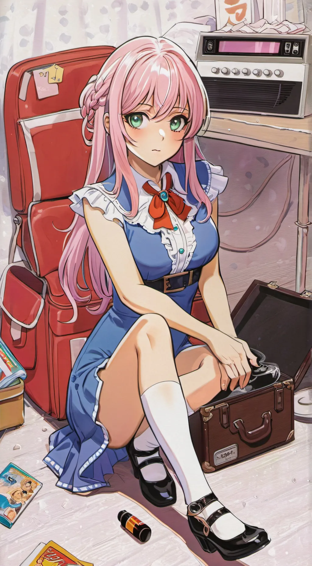 ai character: shiroki background