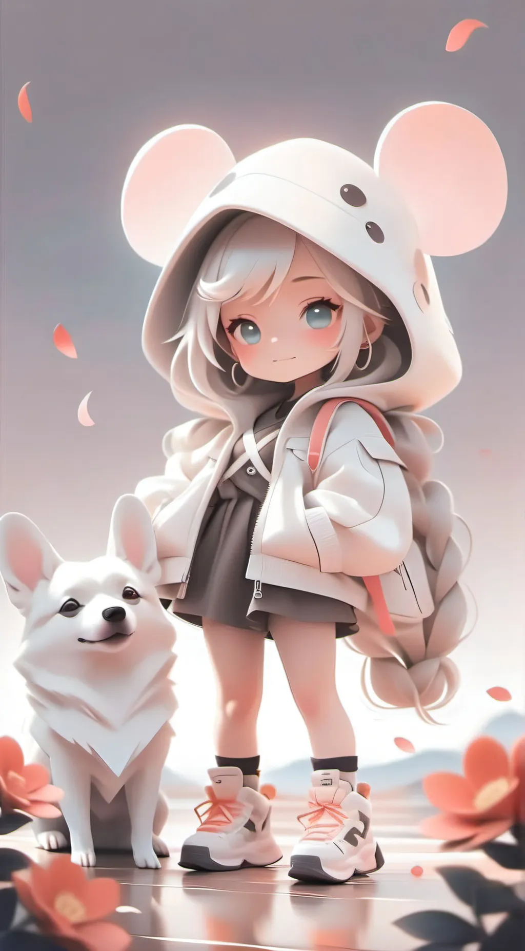 ai character: lily background
