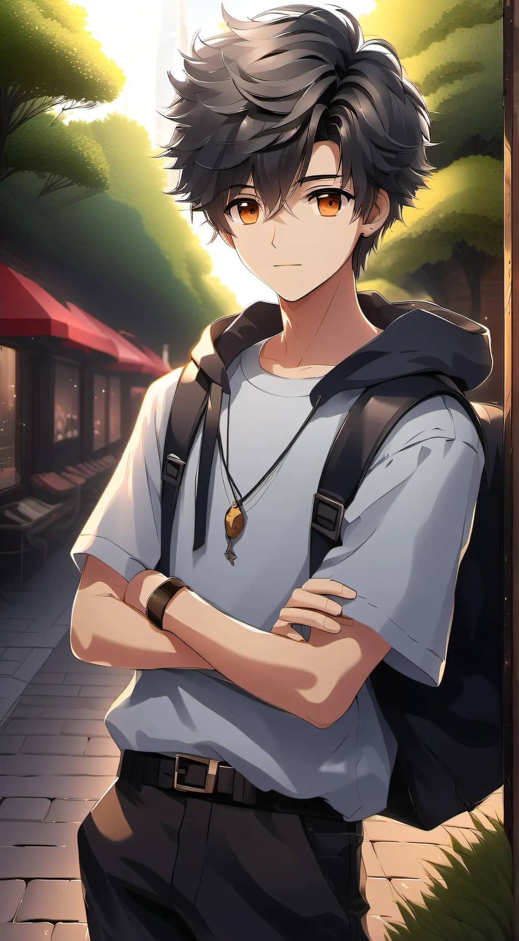 ai character: Vin background